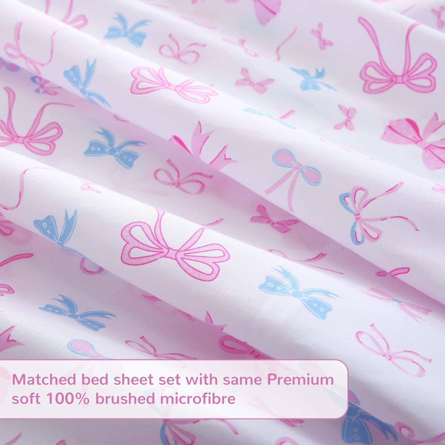 Softan Kids Bowknot Sheet Set 4 Piece