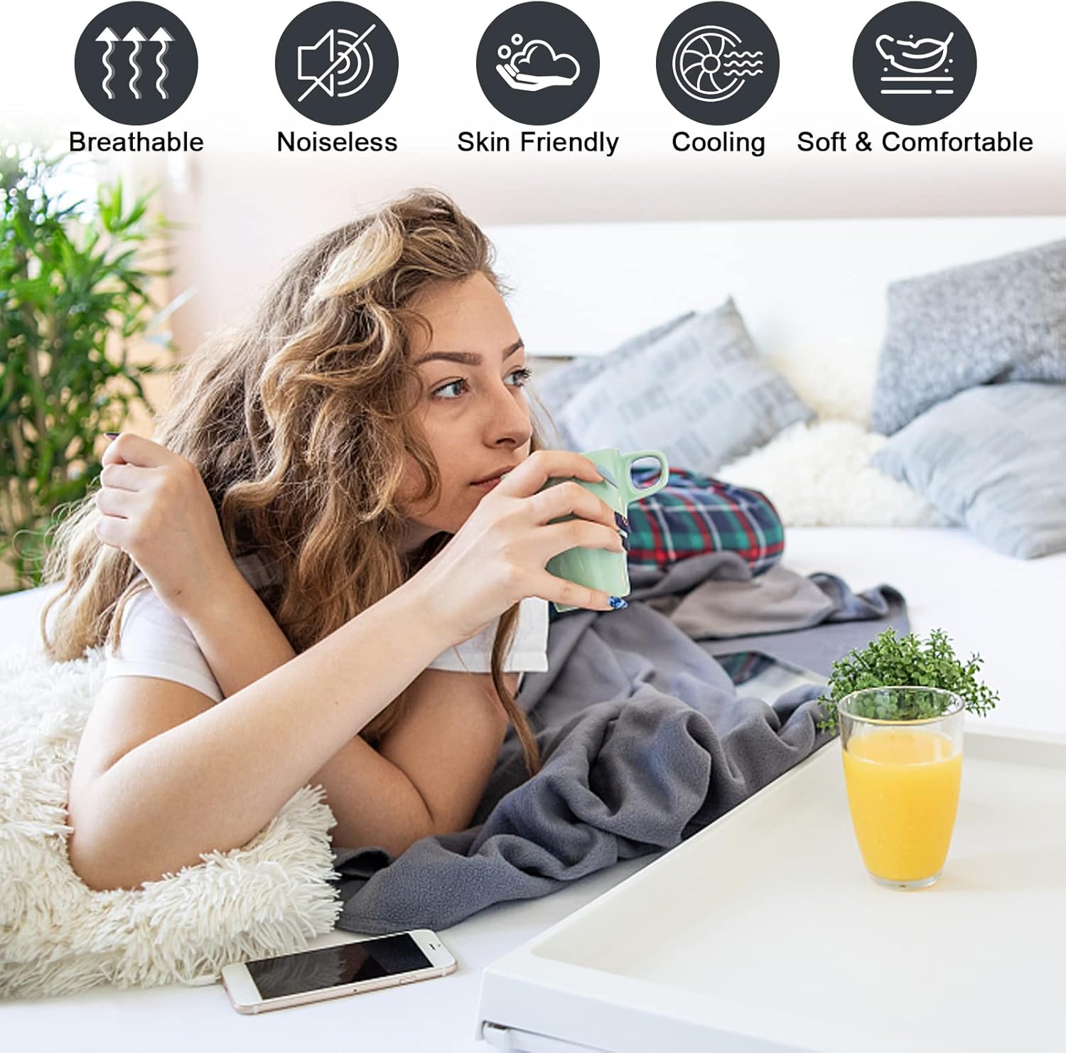 Ohano Waterproof Mattress Protector Queen Size
