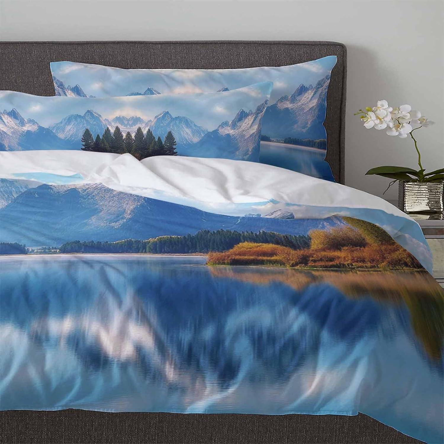 Boanket 3-Piece Queen Bedding Set with Zipper and Pillowcases 1
