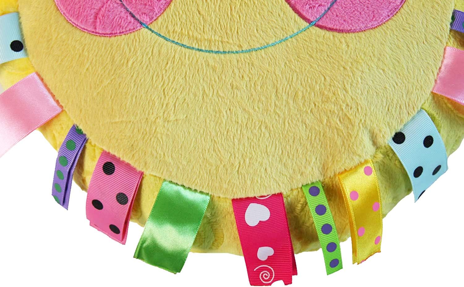 Hello Sunshine 14 Yellow Plush Throw Pillow