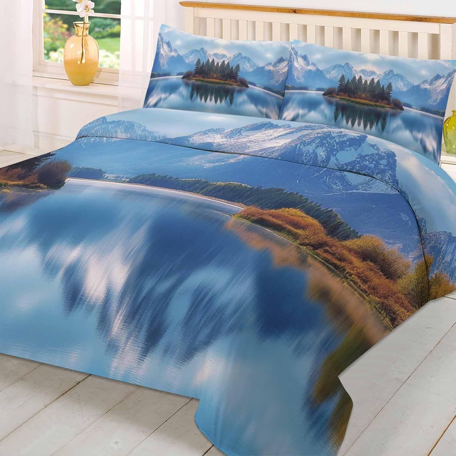 Boanket 3-Piece Queen Bedding Set with Zipper and Pillowcases 1