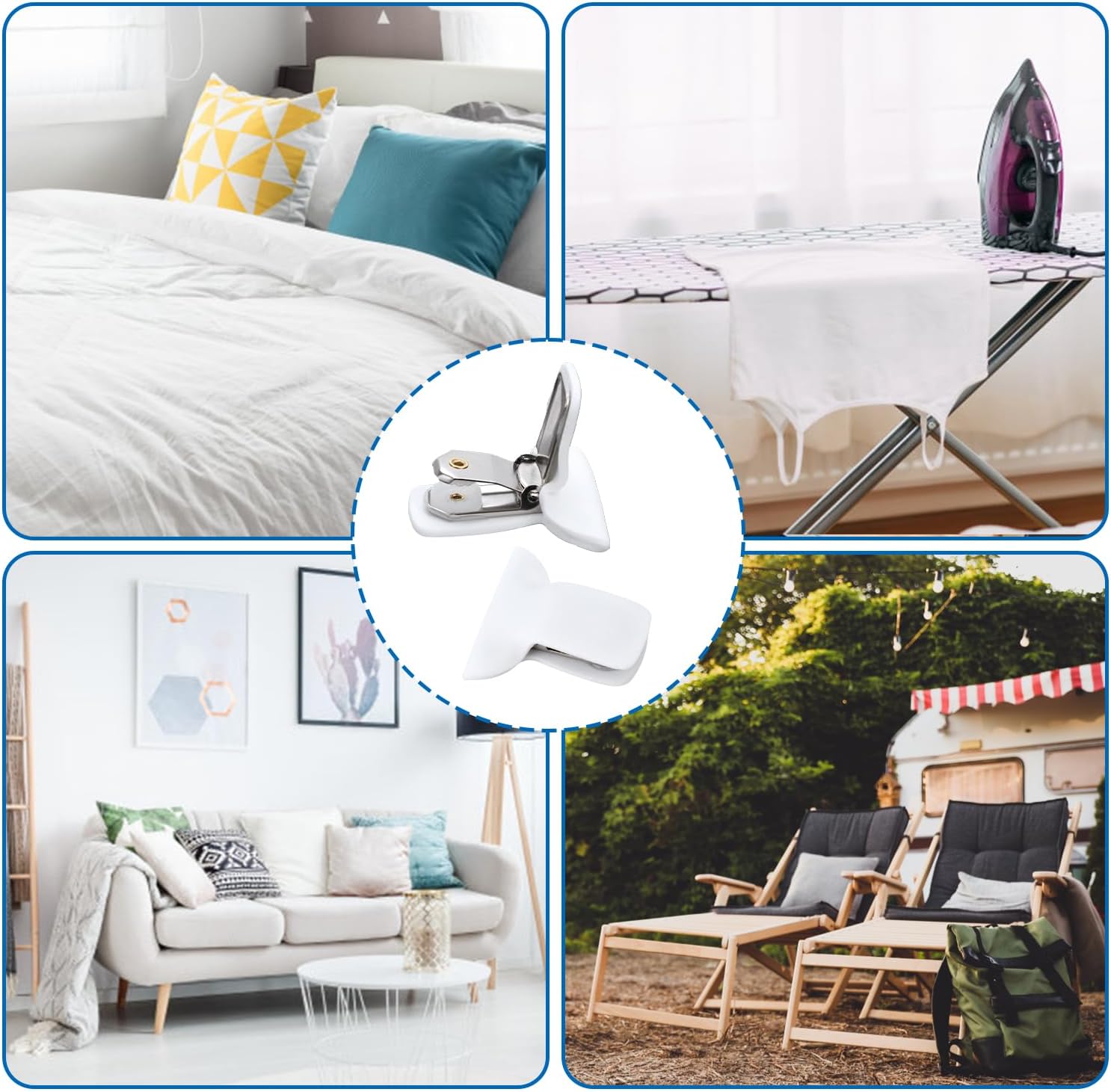 12pcs Duvet Clips for Comforter Inside Hold