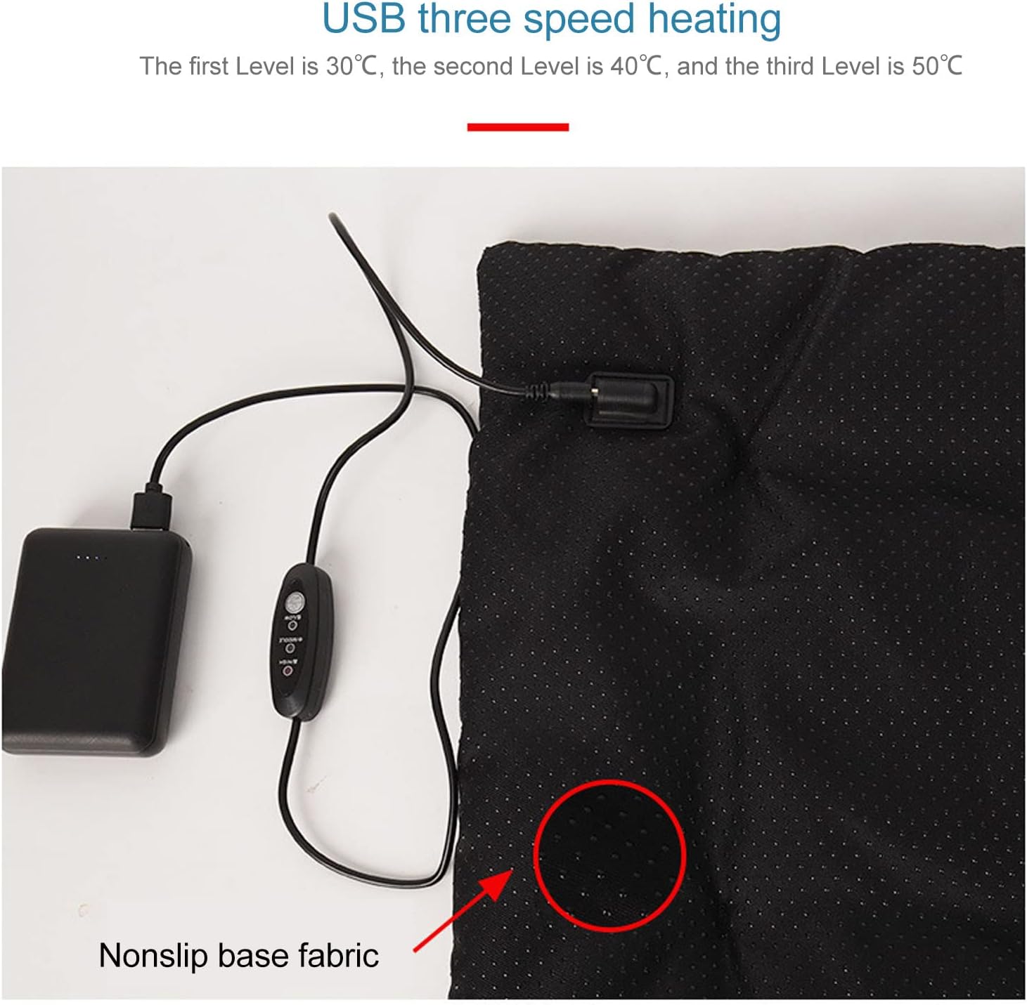 Brrnoo USB Heating Lap Pad for Office and Pets 1