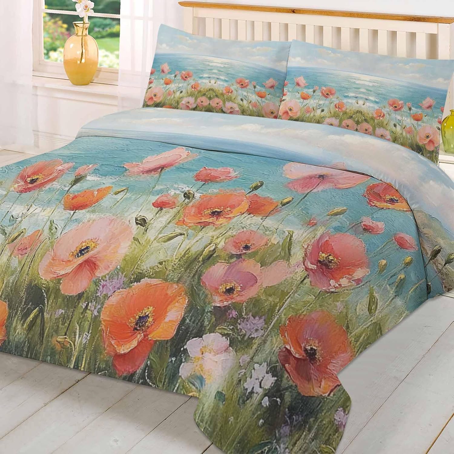 Boanket 3-Piece Queen Size Duvet Cover Set with Zipper 1