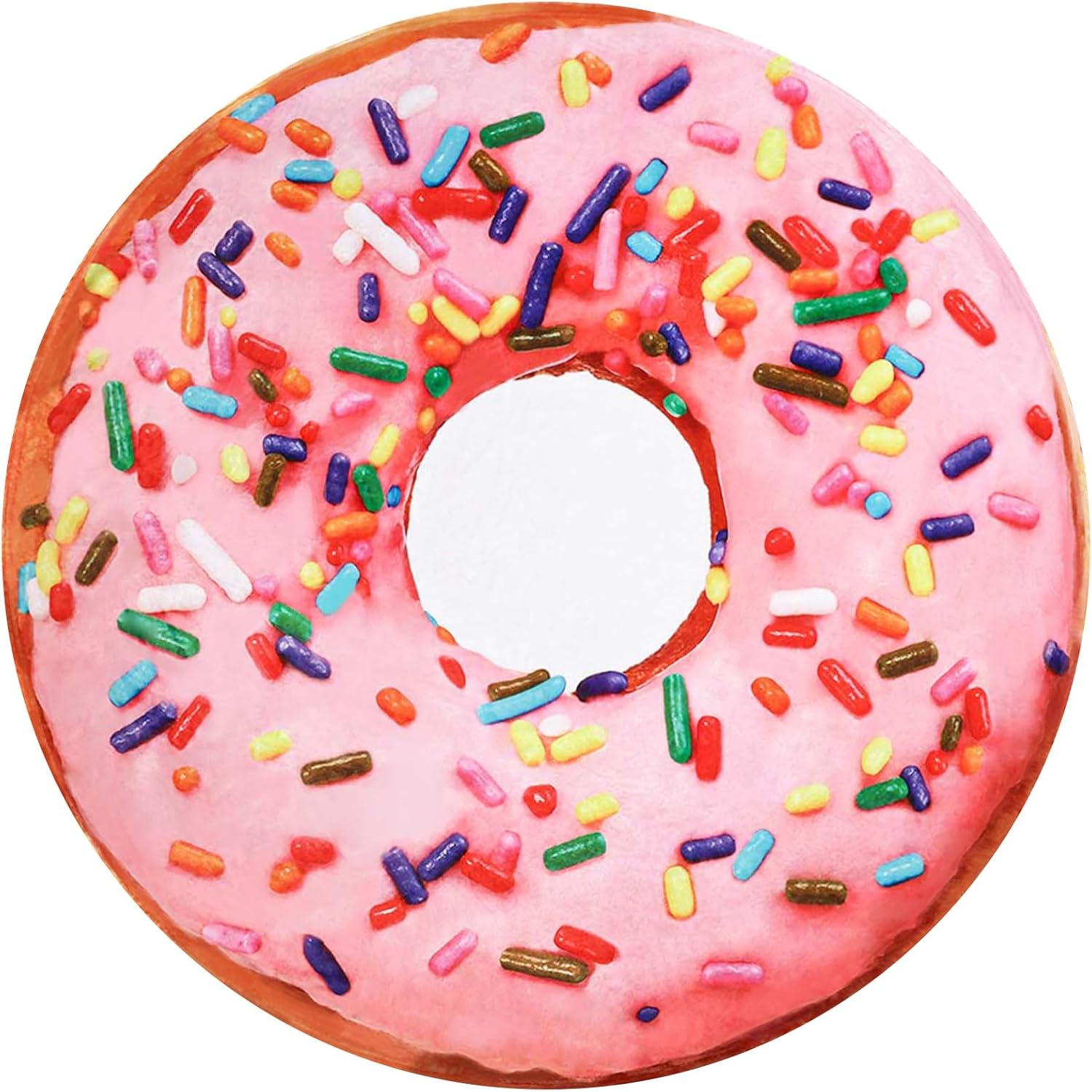 Bnuitland Pink Donut Throw Blanket 300 GSM Flannel