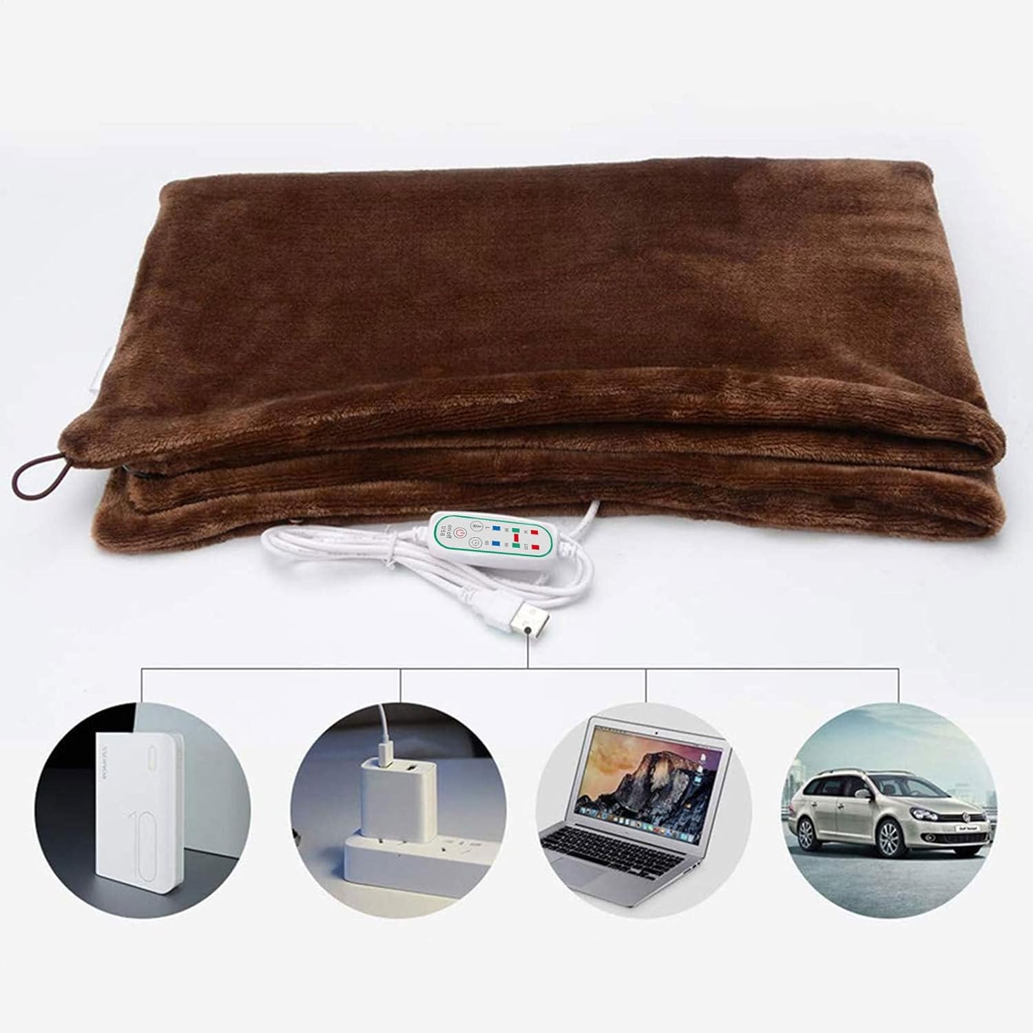 Heated Shawl Blanket with 3 Heat Settings
