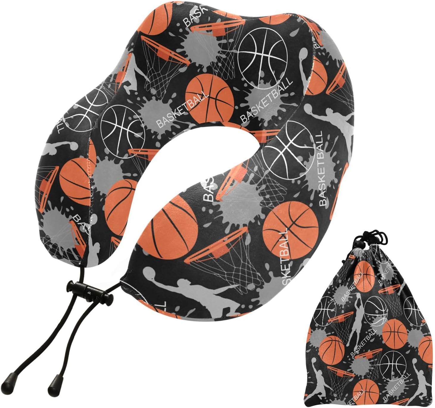Sletend Travel Neck Pillow with Storage Bag for Cars and Flights
