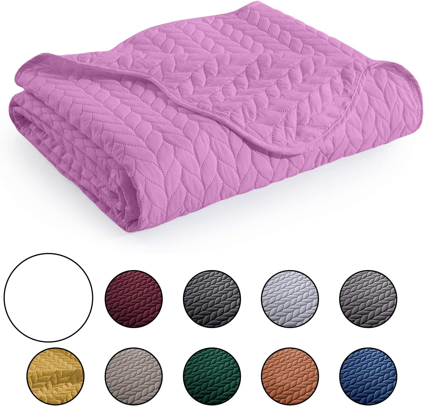 IR Imperial Rooms Queen Quilt Bedding Set Purple 90x96