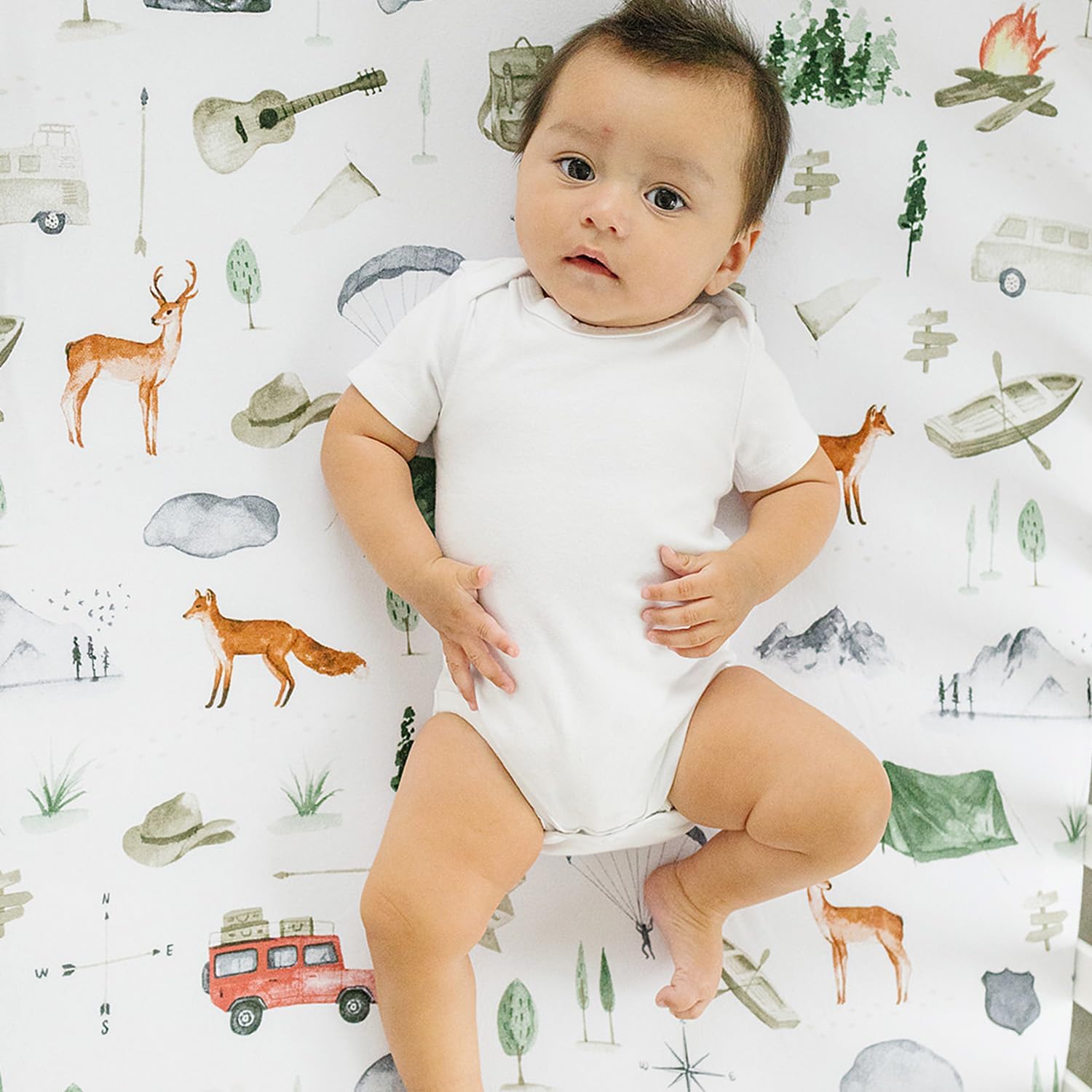 Pobi Baby Twin Sheet Set with Pillowcase - Ultra Soft Cotton Blend