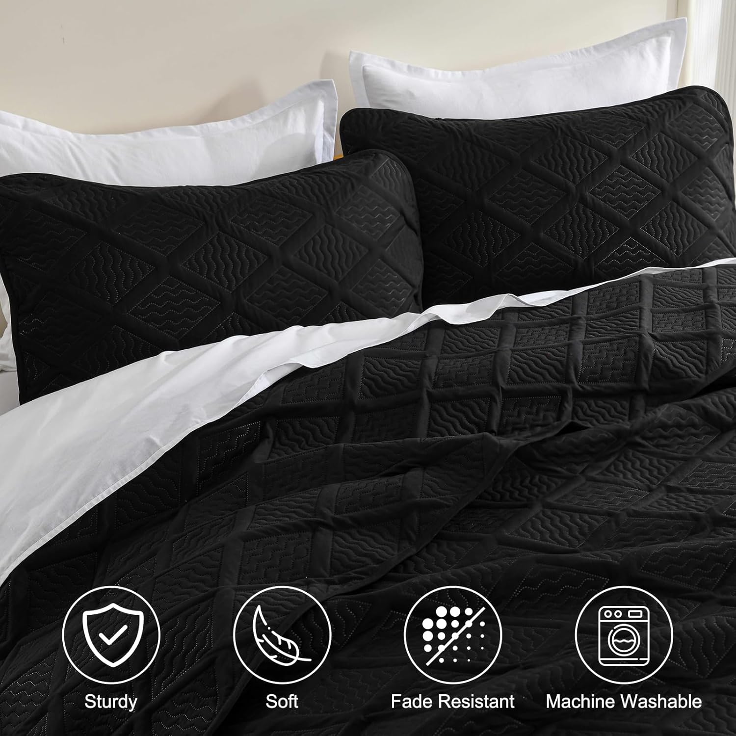 Yiran Queen Size Microfiber Bedspread Set