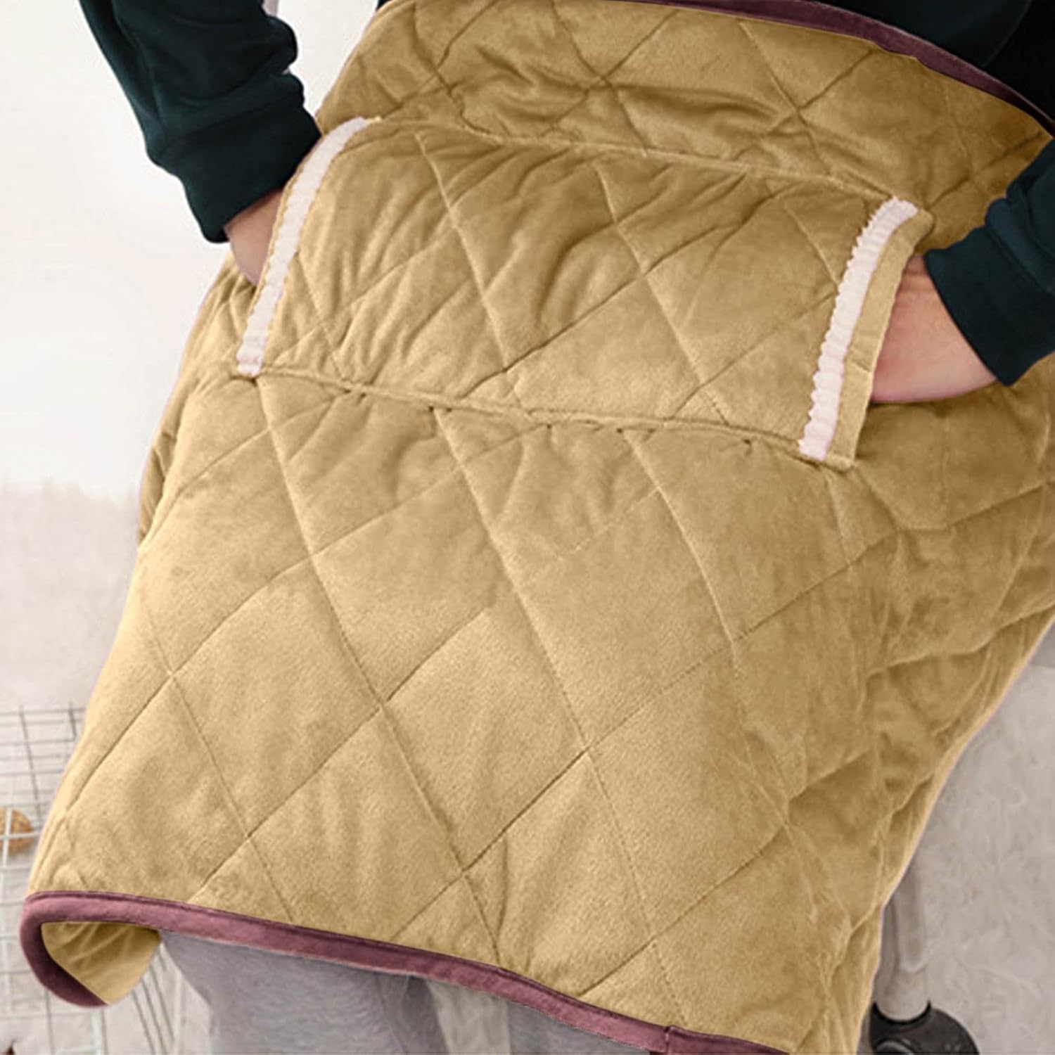 24x32 Inch USB Heated Blanket with Hand Pocket