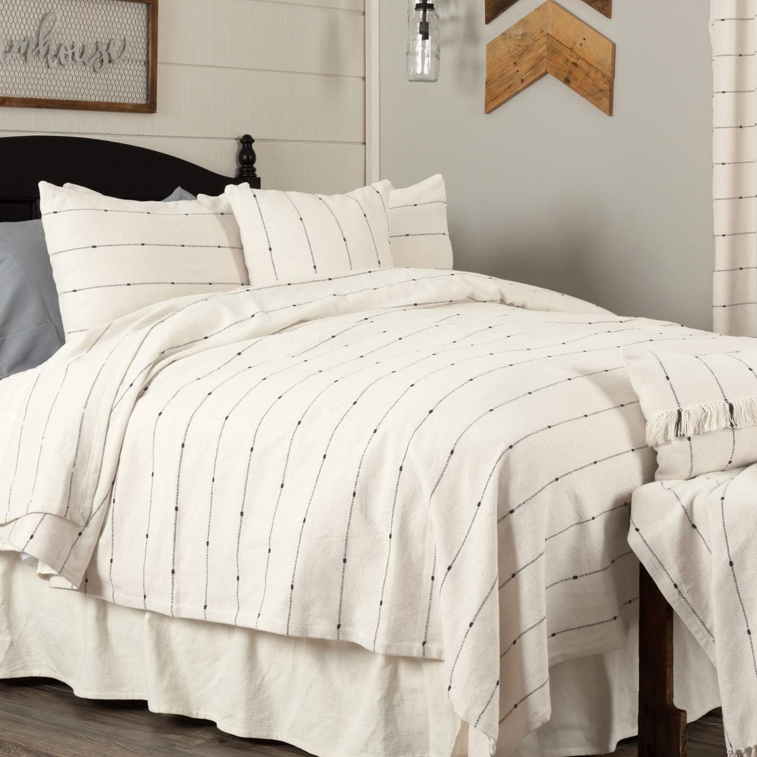 Piper Classics Farmcloth Stripe Bedspread 94x94