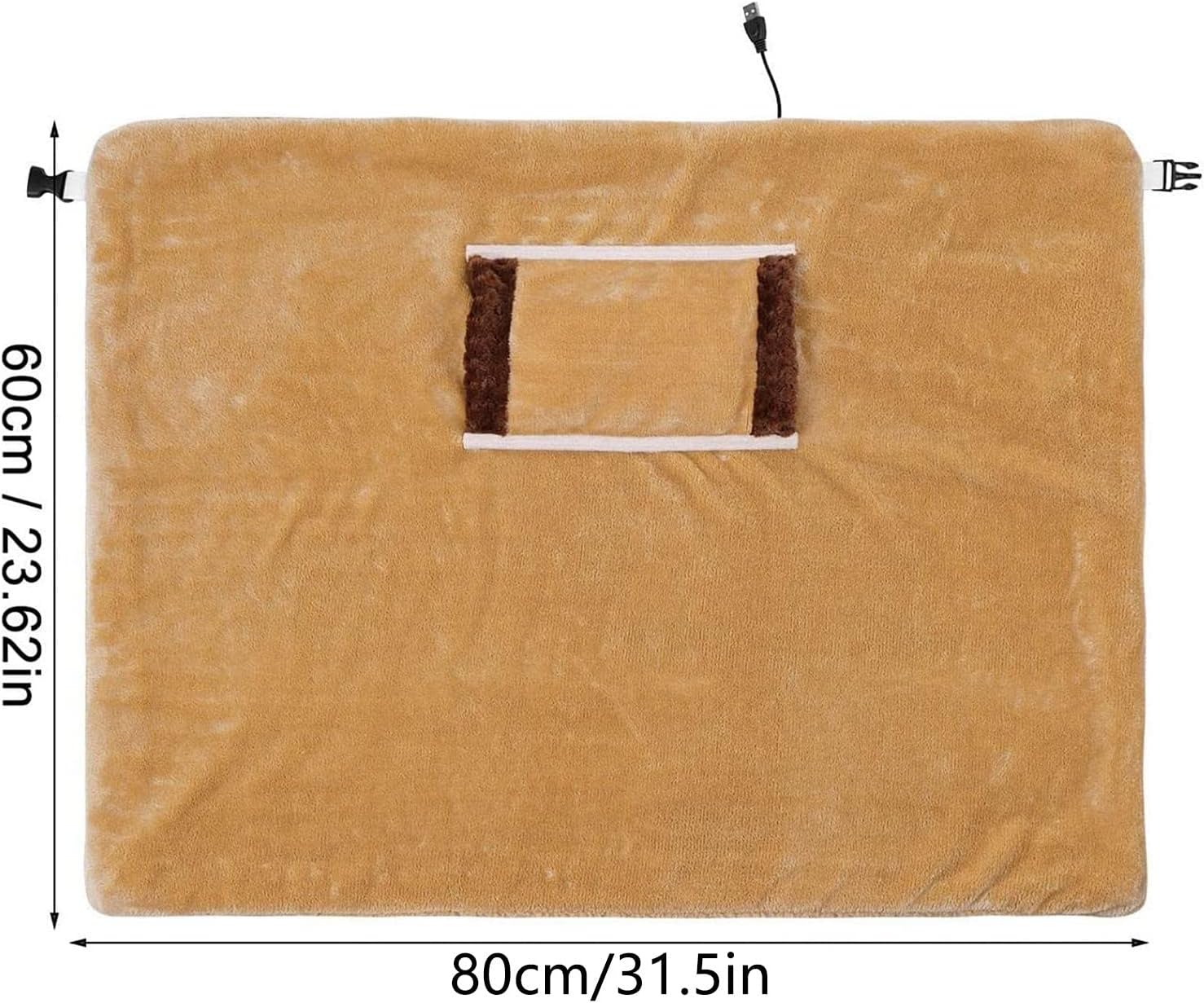 Lovskoo Soft Heated Blanket USB 315x236in
