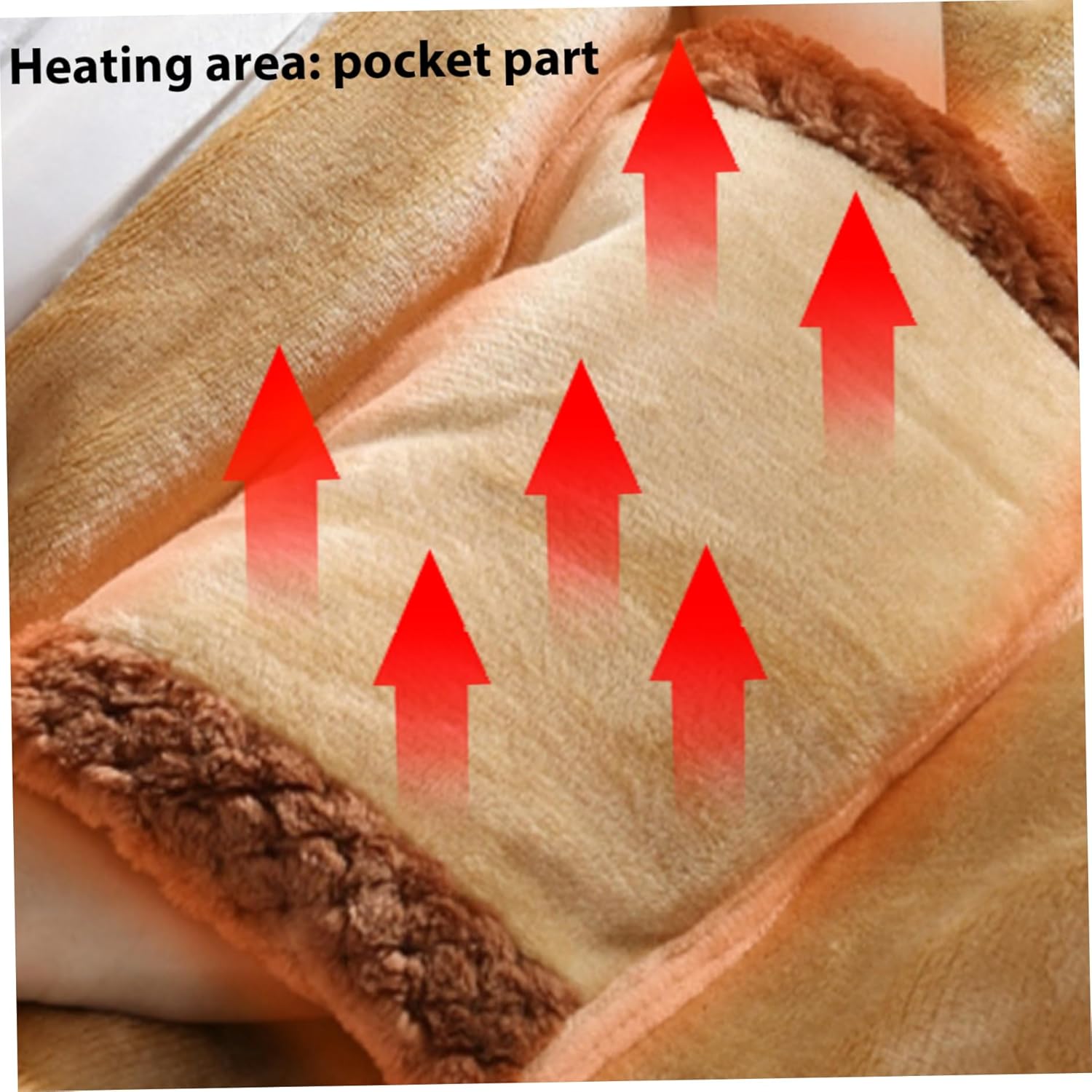 USB Heated Blanket 24x31 Inch Warm Throw for Sofa Chair Travel
