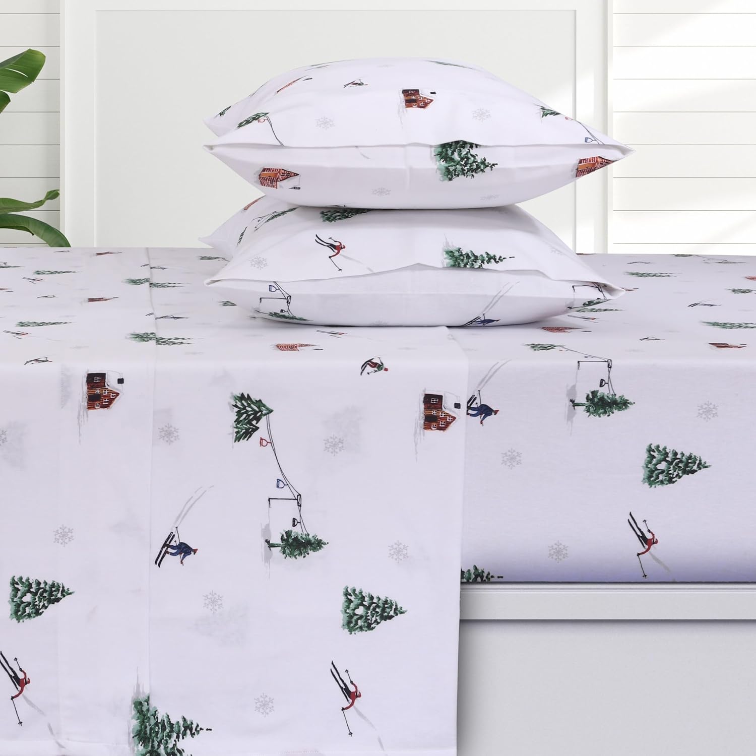 Tribeca Living Flannel Sheet Set Extra Deep Pocket