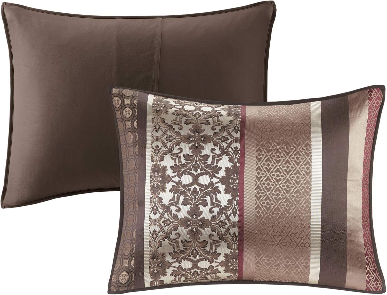 Madison Park Princeton 7-Piece Comforter Set - Red Queen