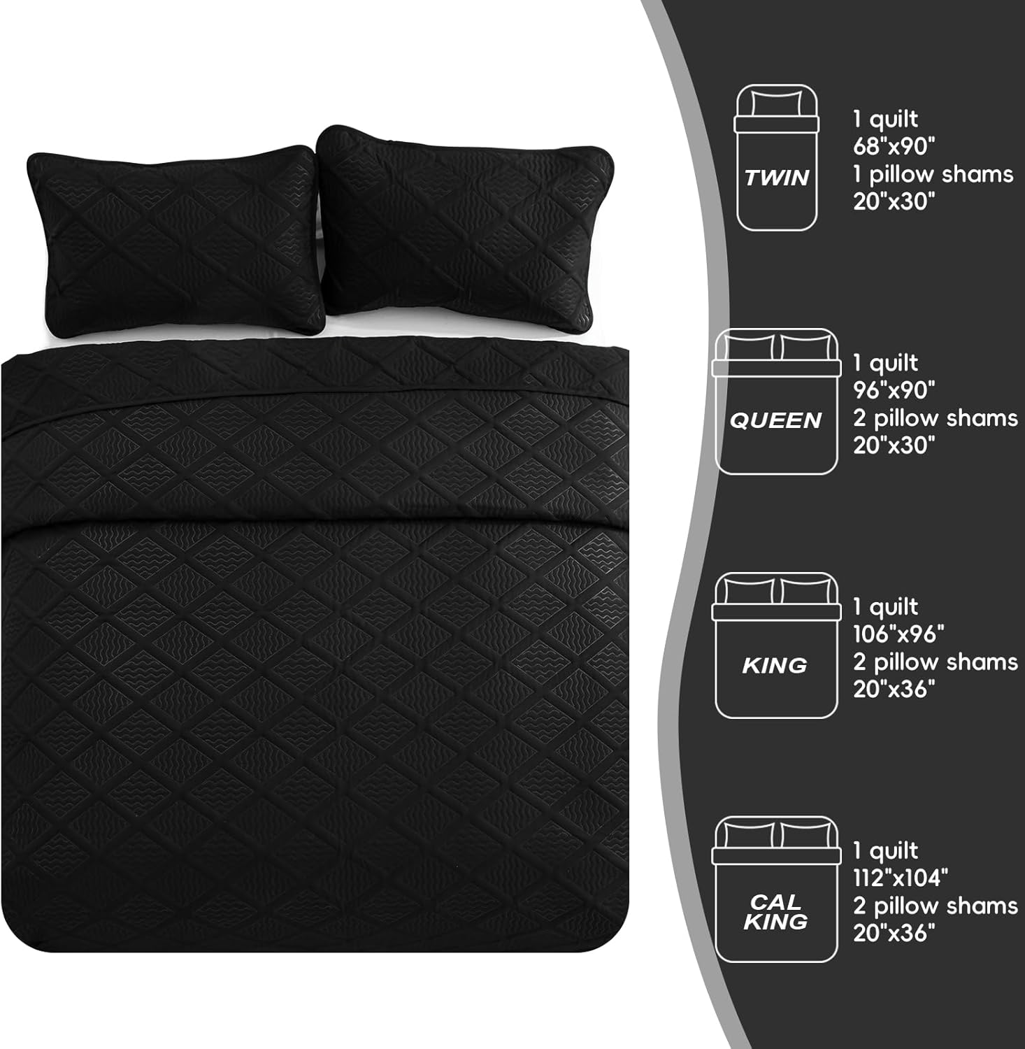 Yiran Queen Size Microfiber Bedspread Set