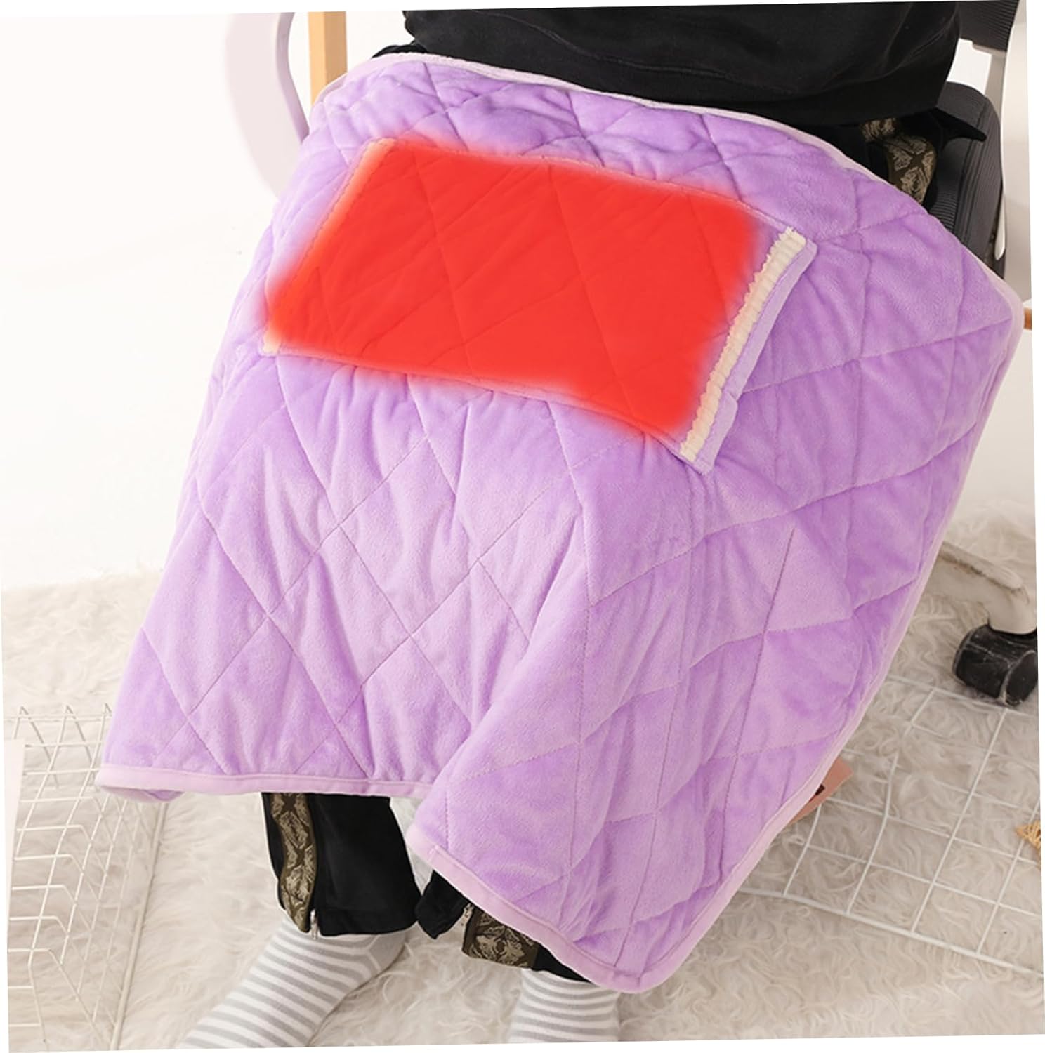 USB Heated Blanket for Hands and Knees Portable Winter Warmth