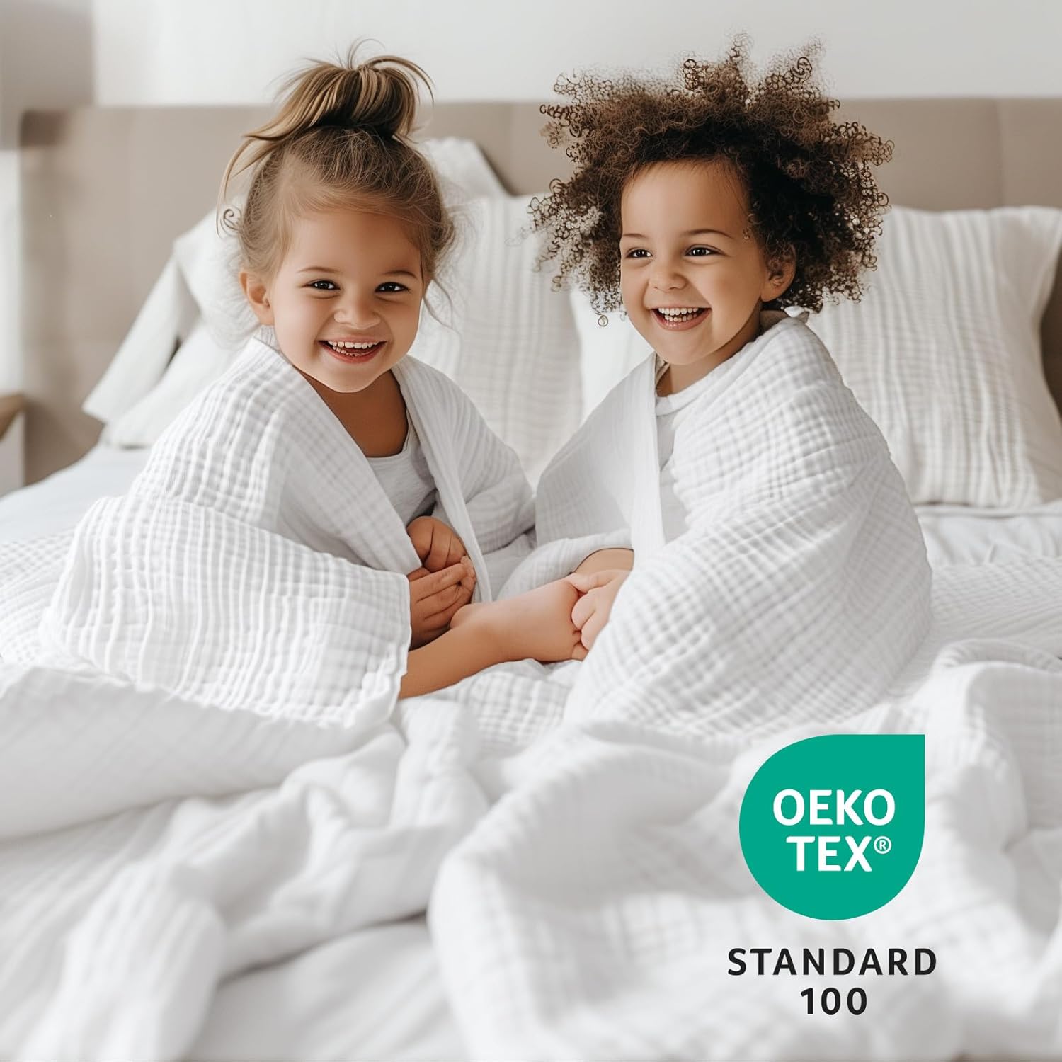 100 Cotton Muslin Queen Blanket 90 x 90 6 Layers