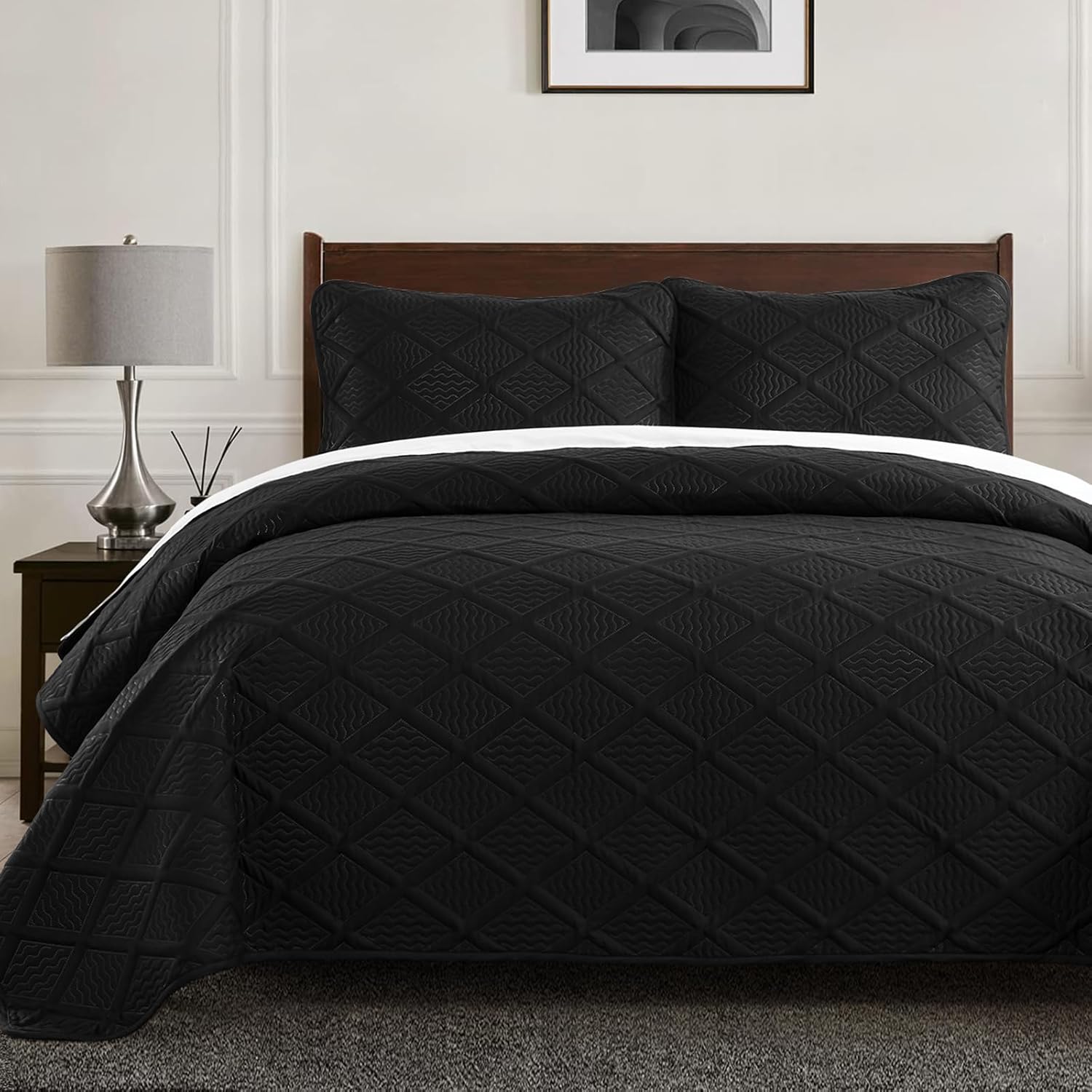 Yiran Queen Size Microfiber Bedspread Set