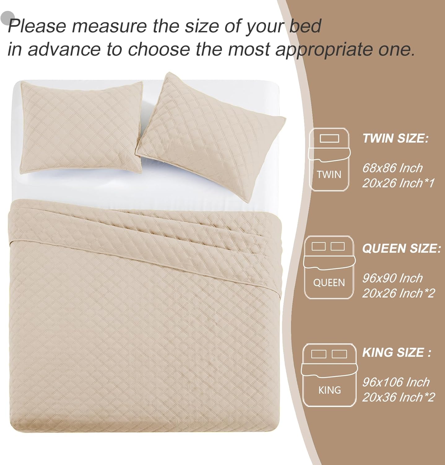 Exclusivo Mezcla Soft Quilt Set King Size 3 Pieces