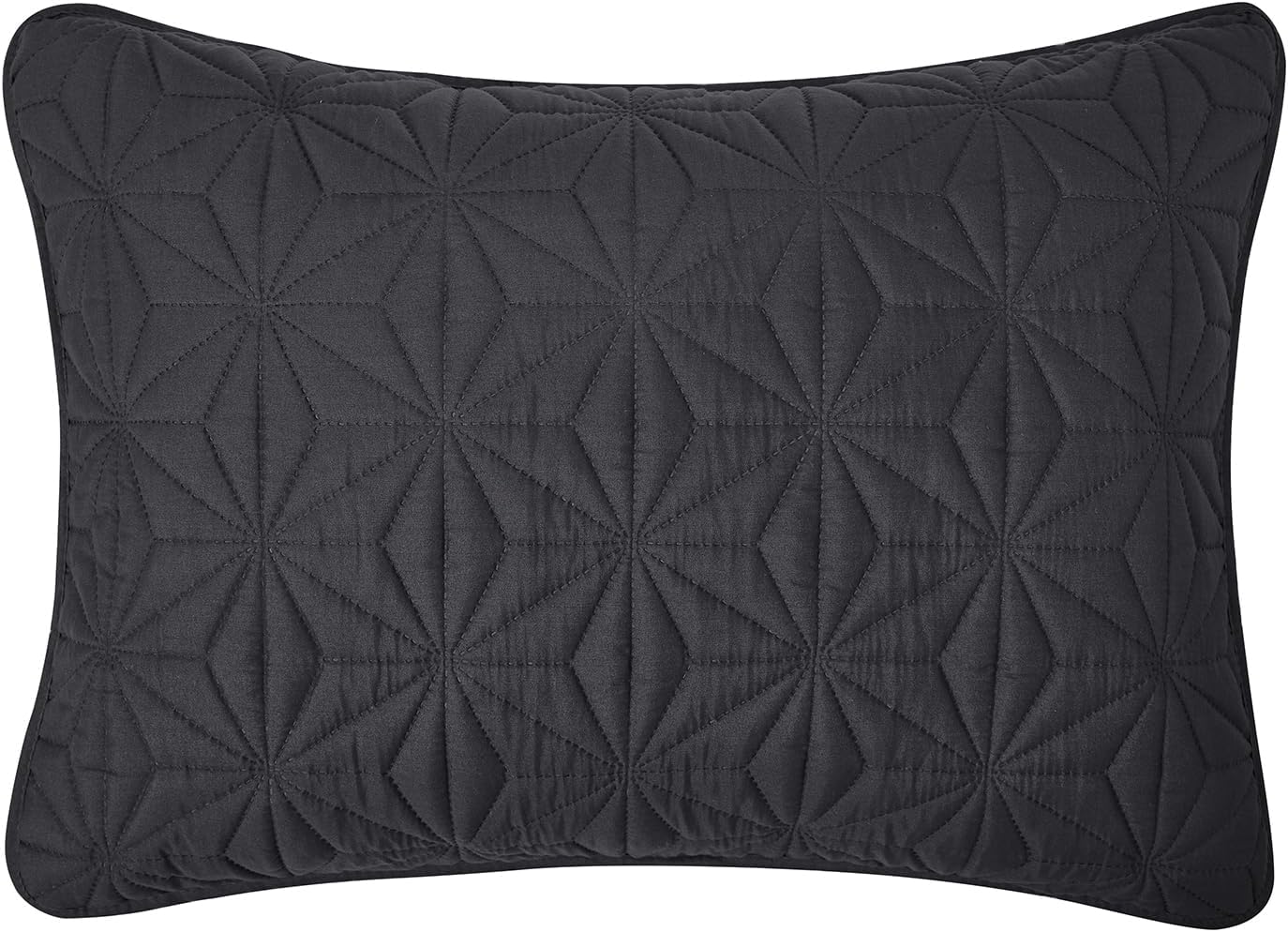 VCNY Home Full Queen Quilt Set with Shams - Kaleidoscope Grey