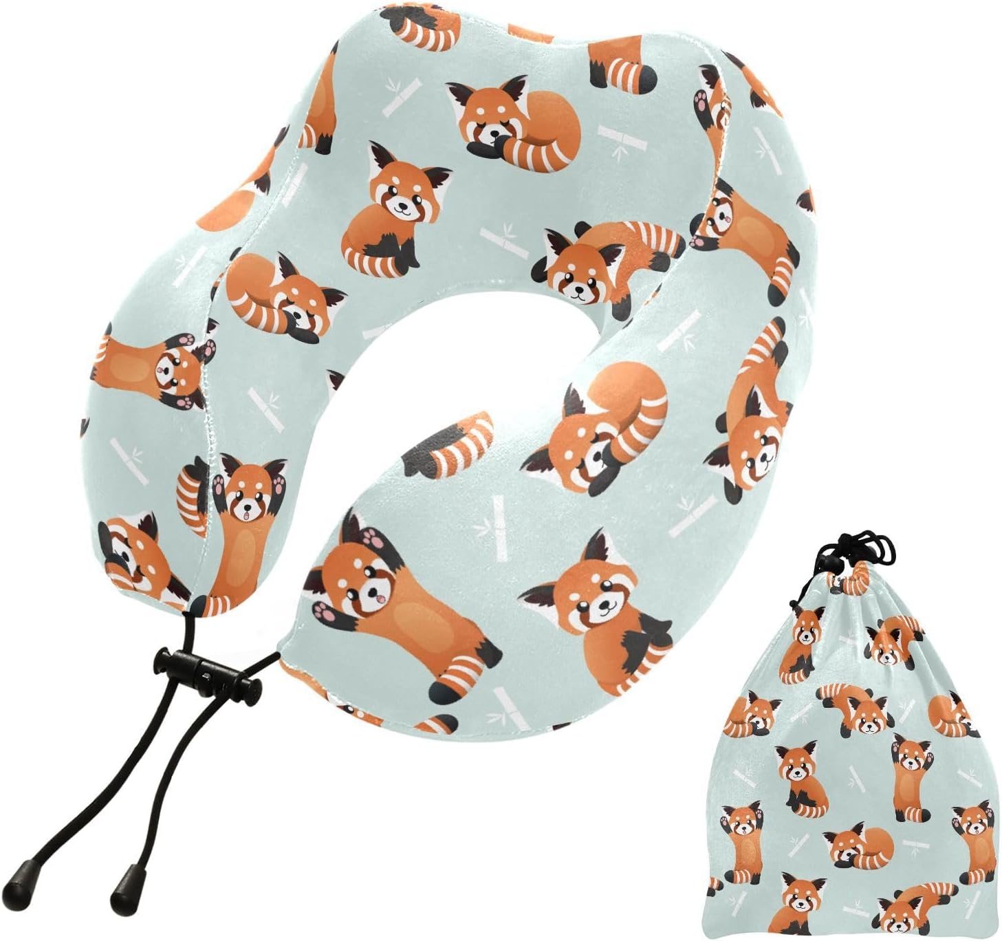 Sletend Cute Red Panda Travel Neck Pillow