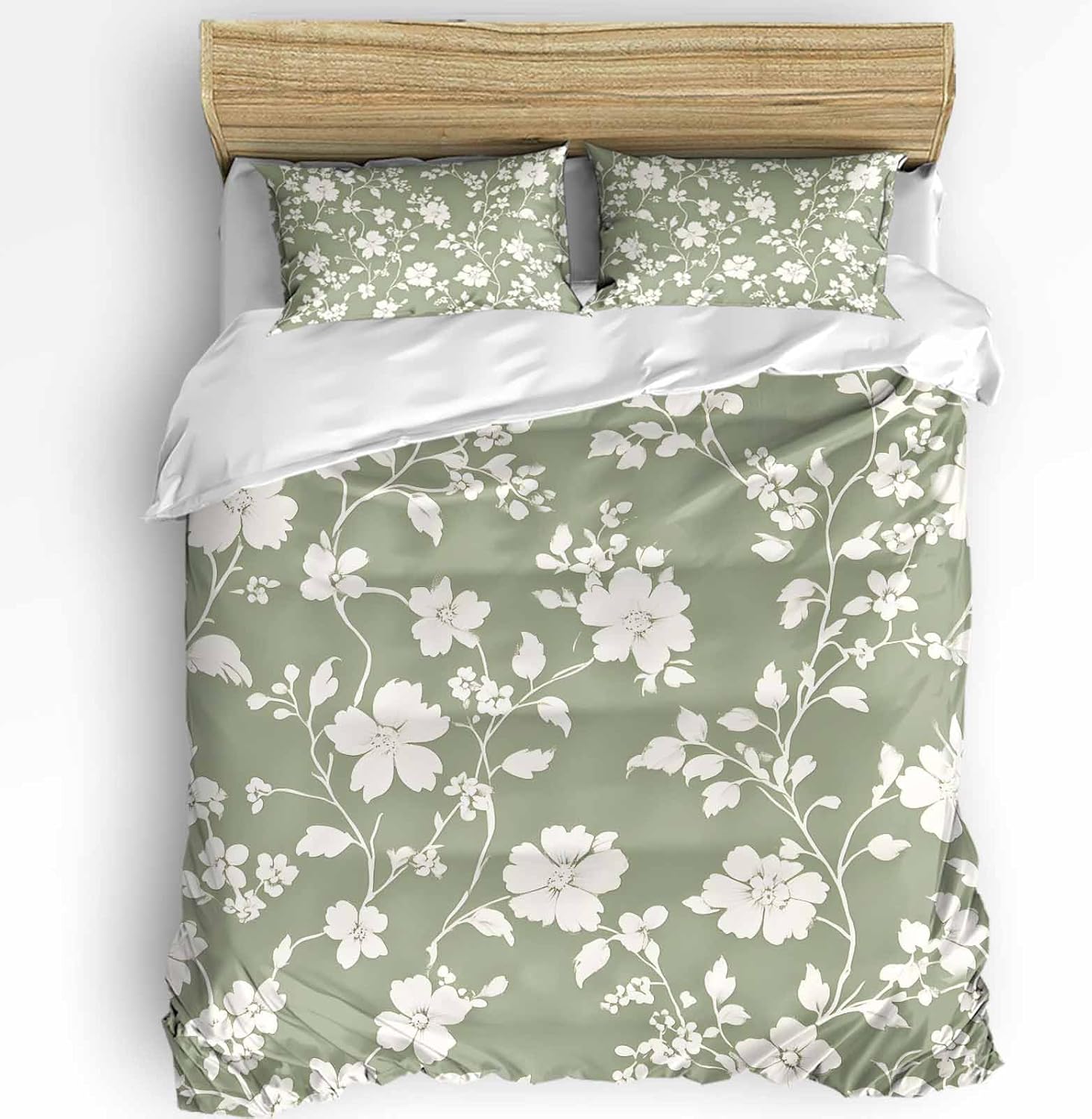 Boanket 3-Piece Queen Duvet Cover Set with Zipper Closure 1