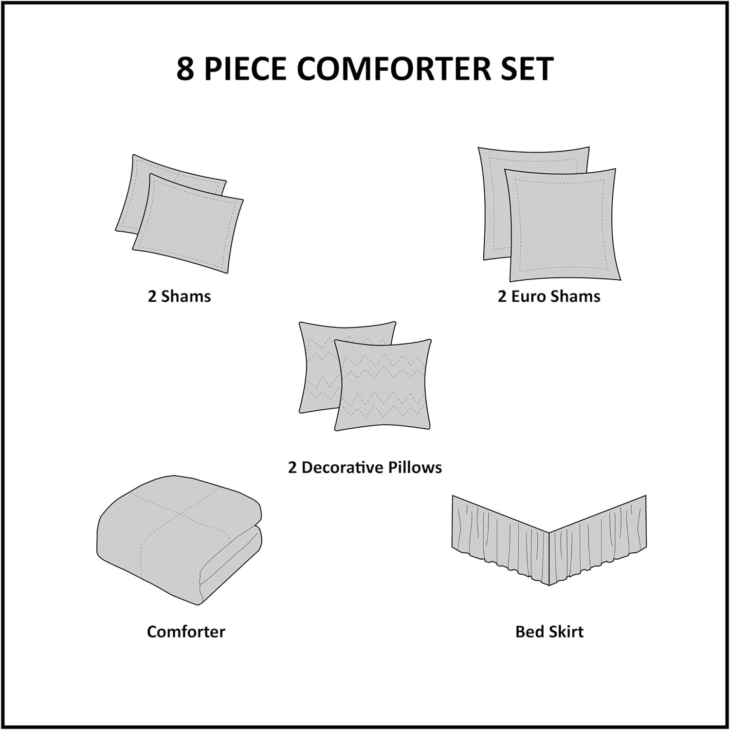 Madison Park Camelia Cozy Comforter Set 8 Piece 1