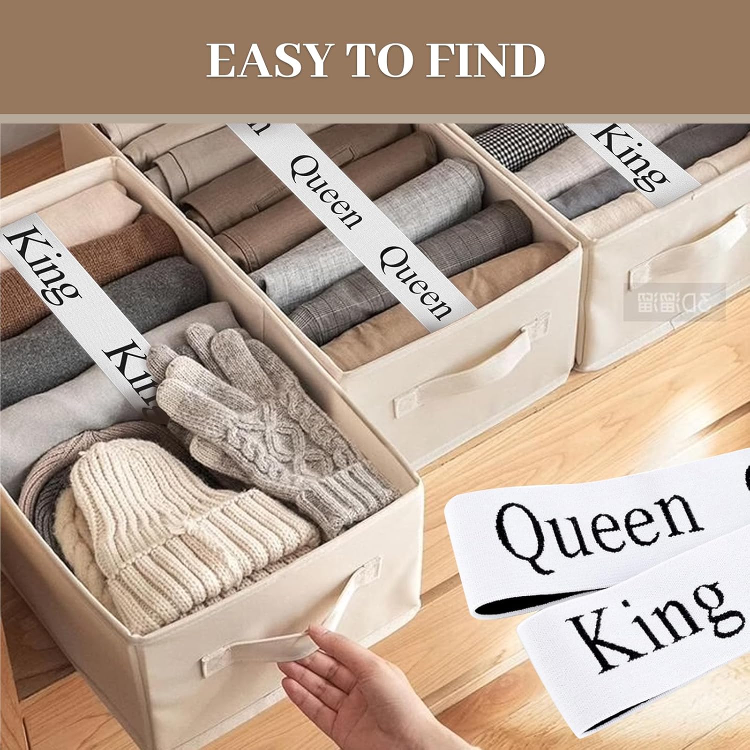 Meatykui 20 Piece Bed Sheet Organizer Bands for King Queen Full Twin