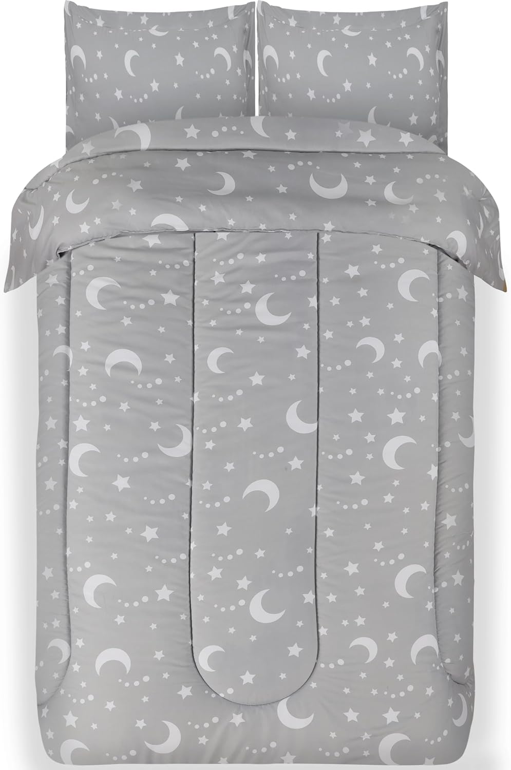 Utopia Bedding Moon Star Comforter Set Twin