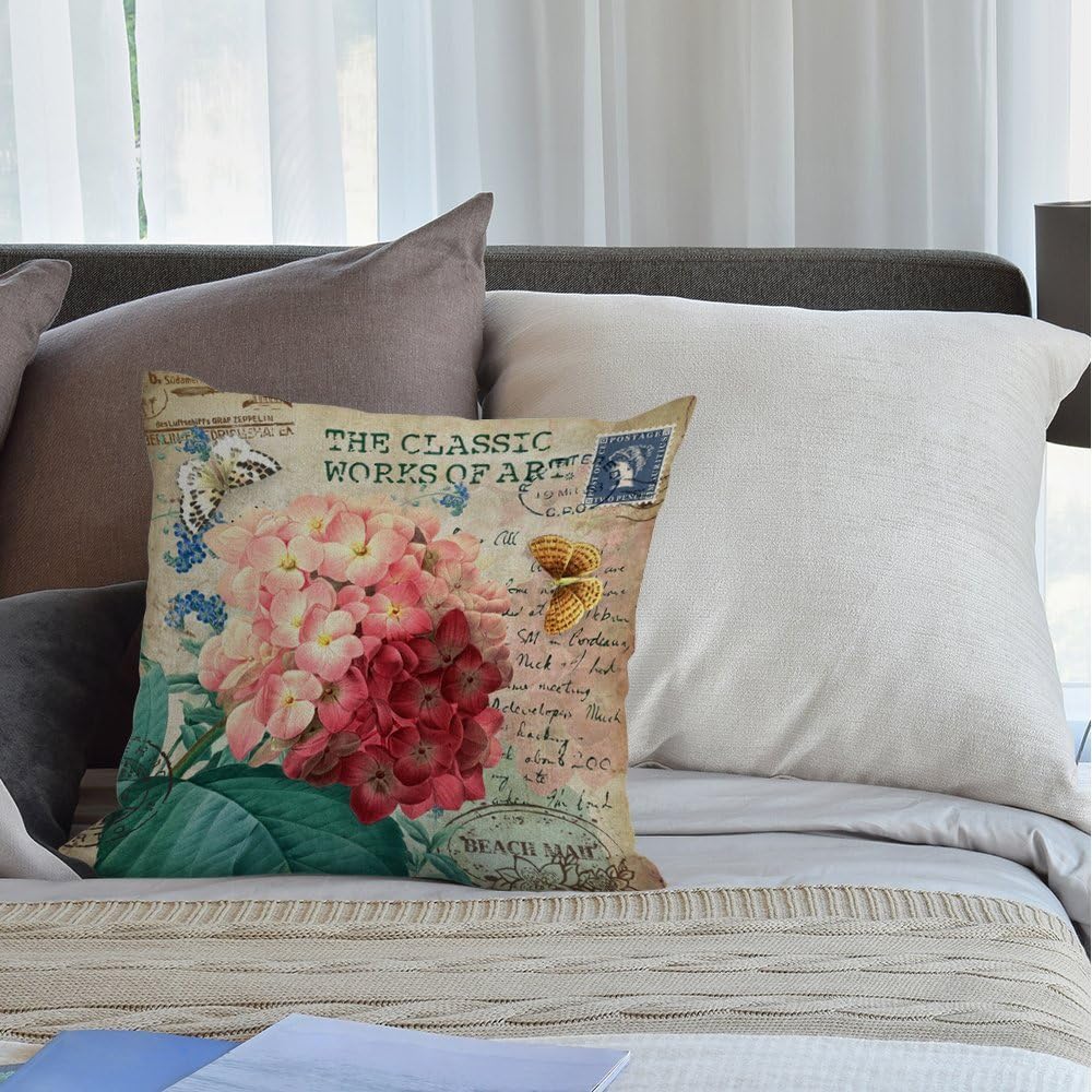 HGOD DESIGNS Ixora Flower Throw Pillow Cover 1