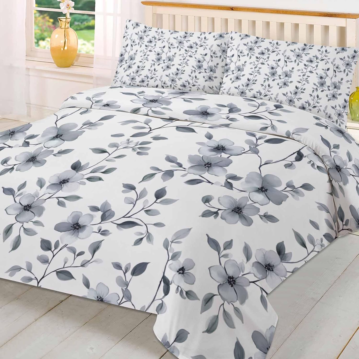 Boanket 3-Piece Queen Size Duvet Cover Set with Zipper