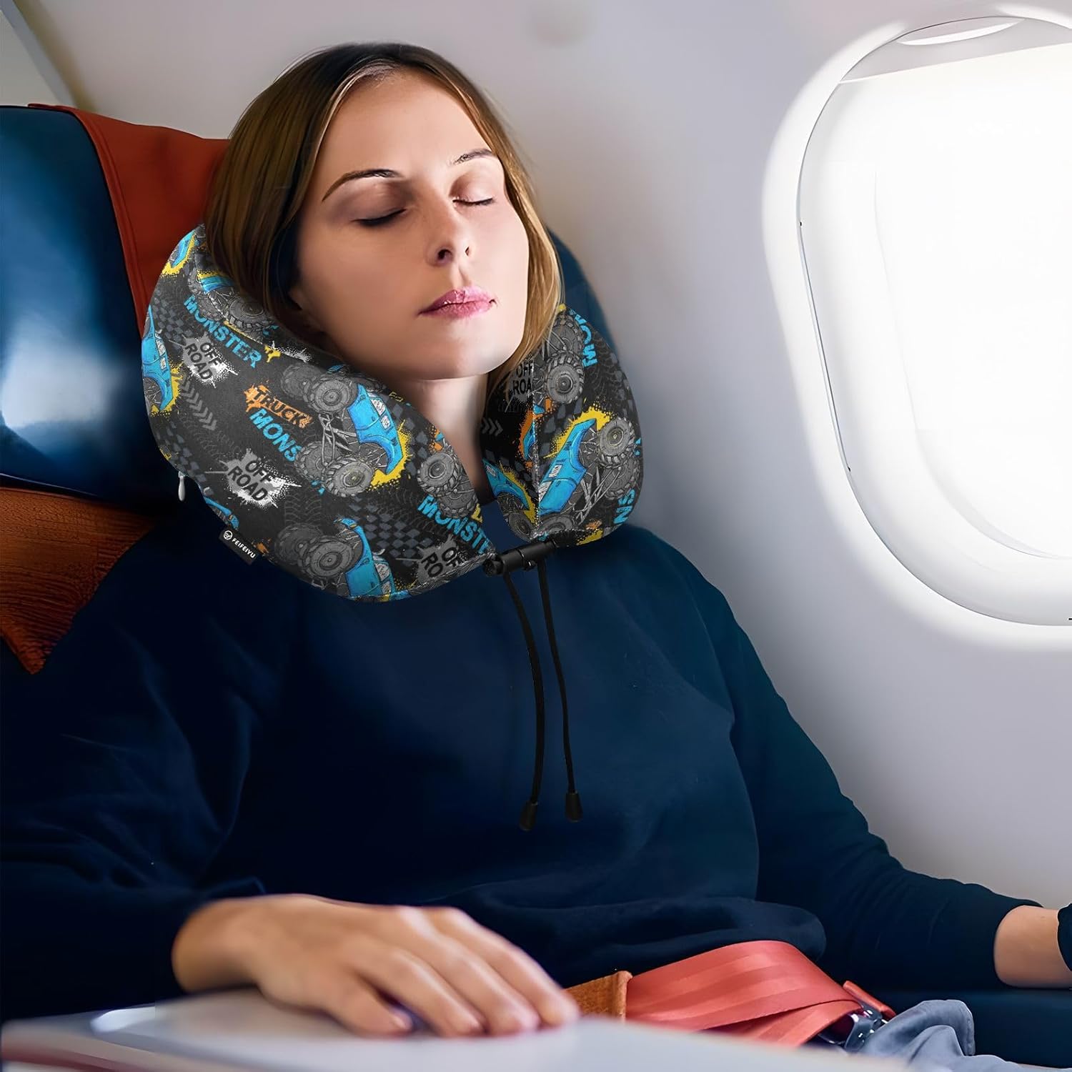 Sletend Travel Neck Pillow with Storage Bag 1