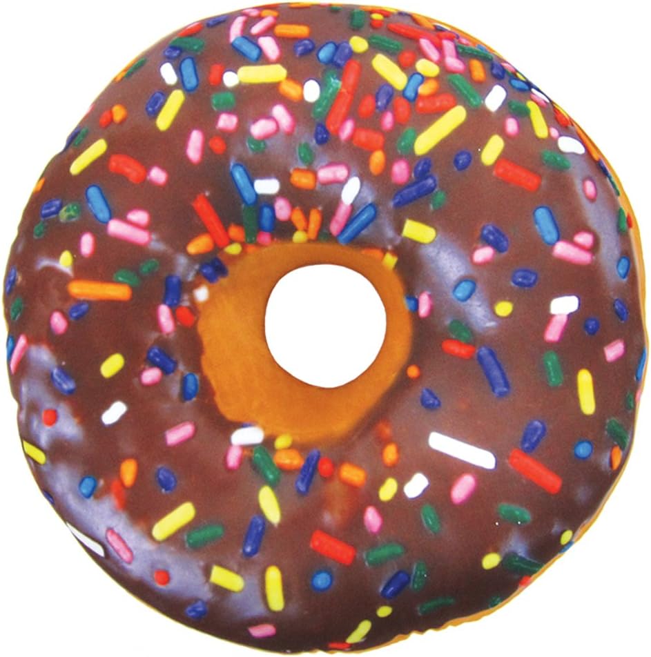 Iscream Donut Shaped Bi-Color 16 Microbead Pillow