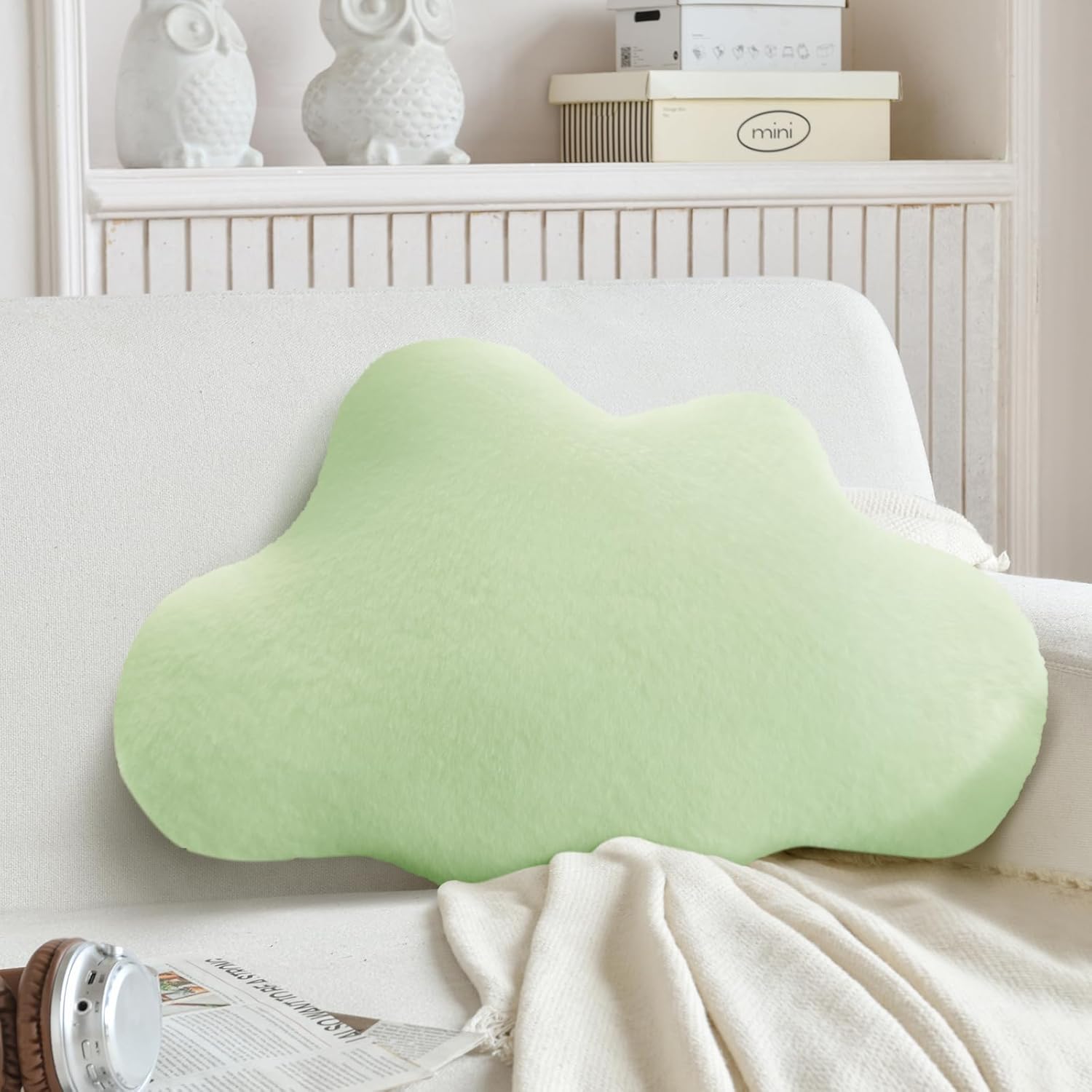 TESICA Cloud Shaped Throw Pillow Cute Decorative Cushion