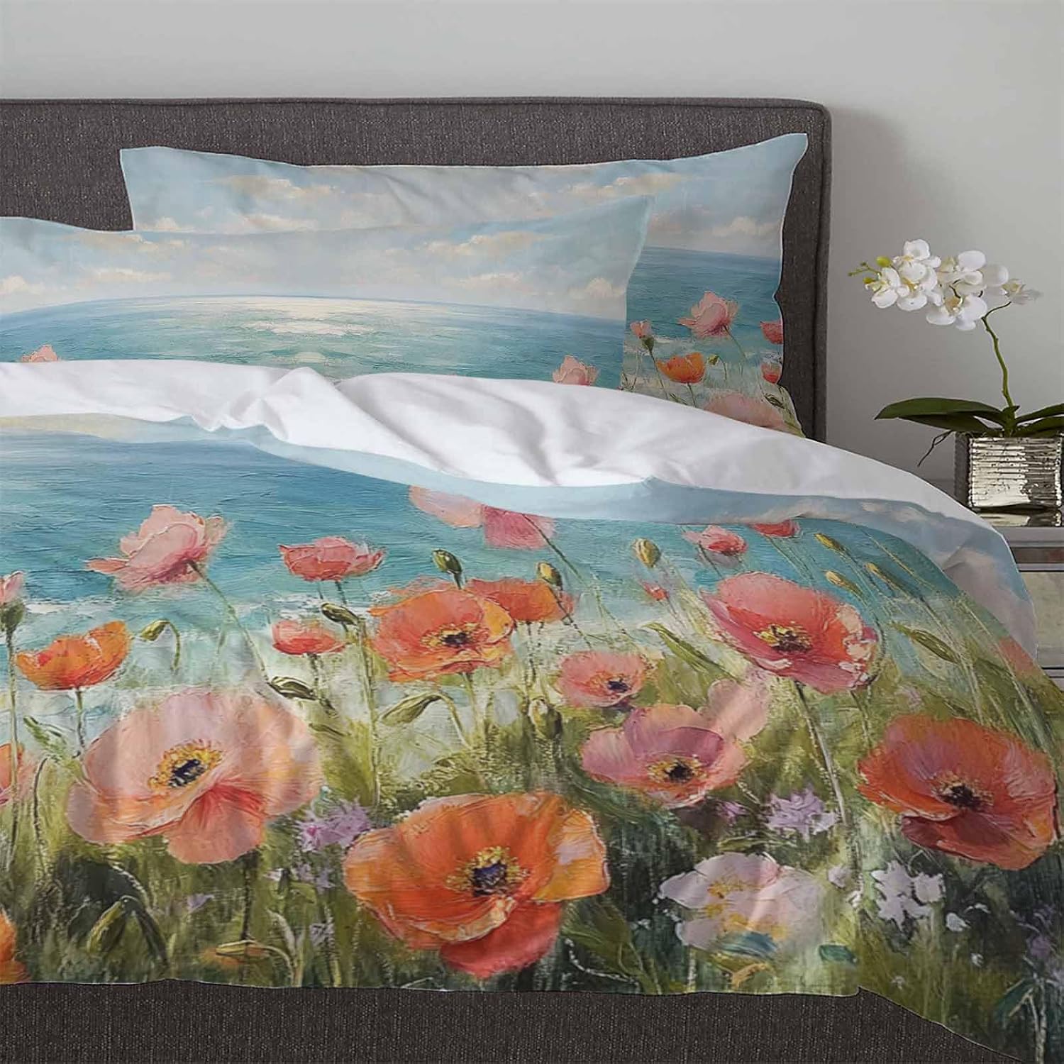 Boanket 3-Piece Queen Size Duvet Cover Set with Zipper 1