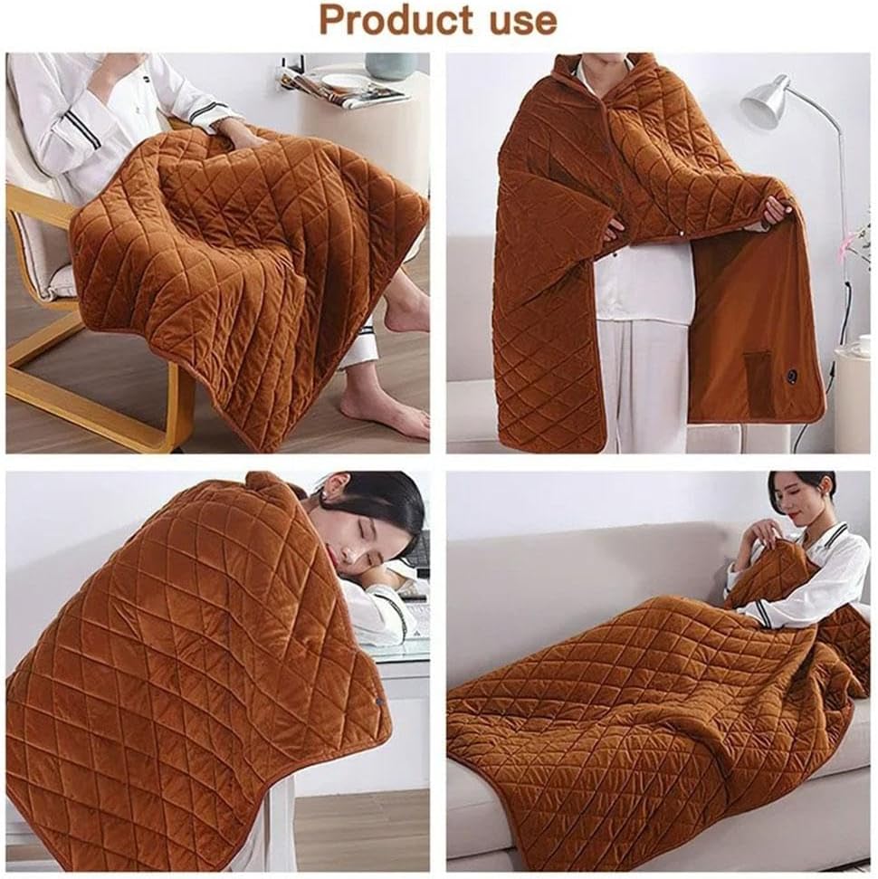 USB Electric Heated Blanket with 3 Heat Levels