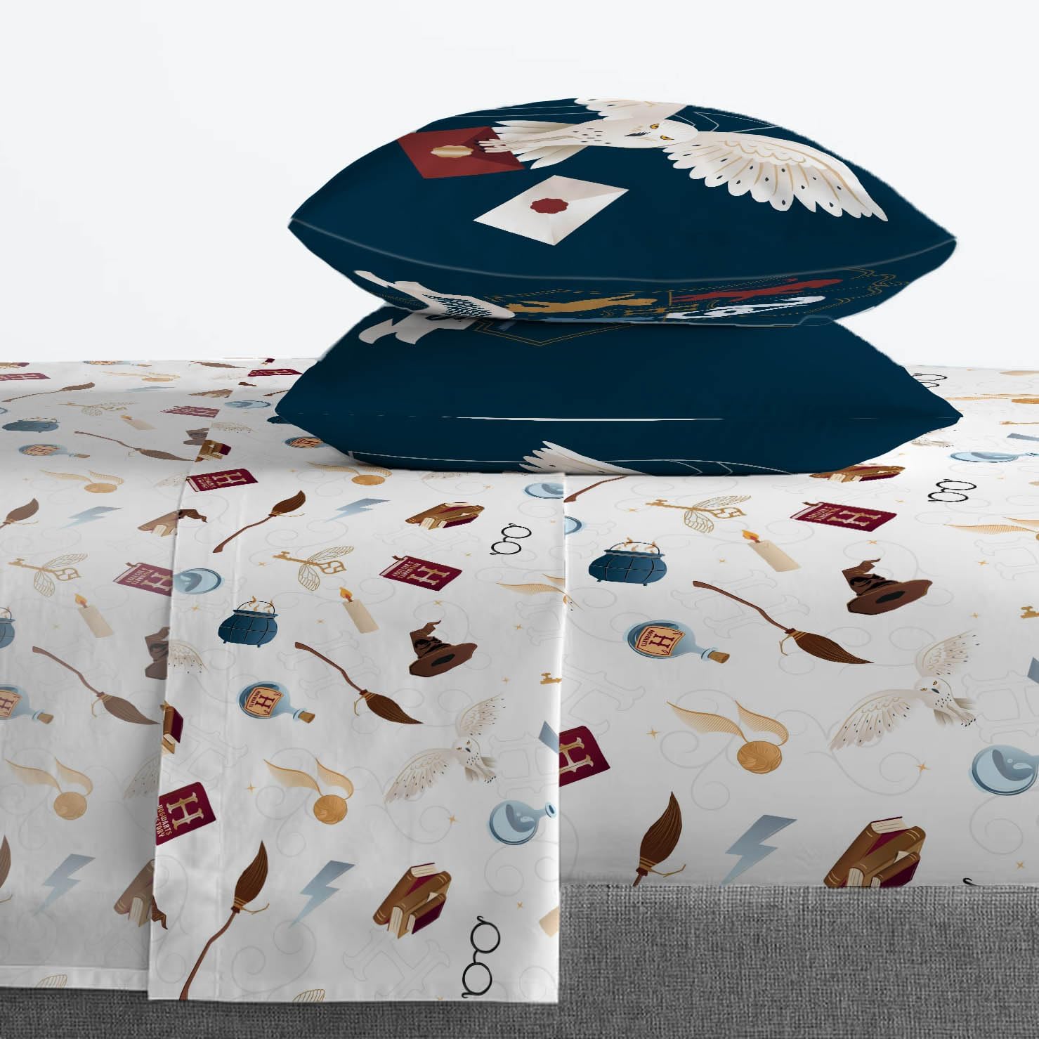 Jay Franco Kids Sheet Set - 4 Piece Full Harry Potter 02