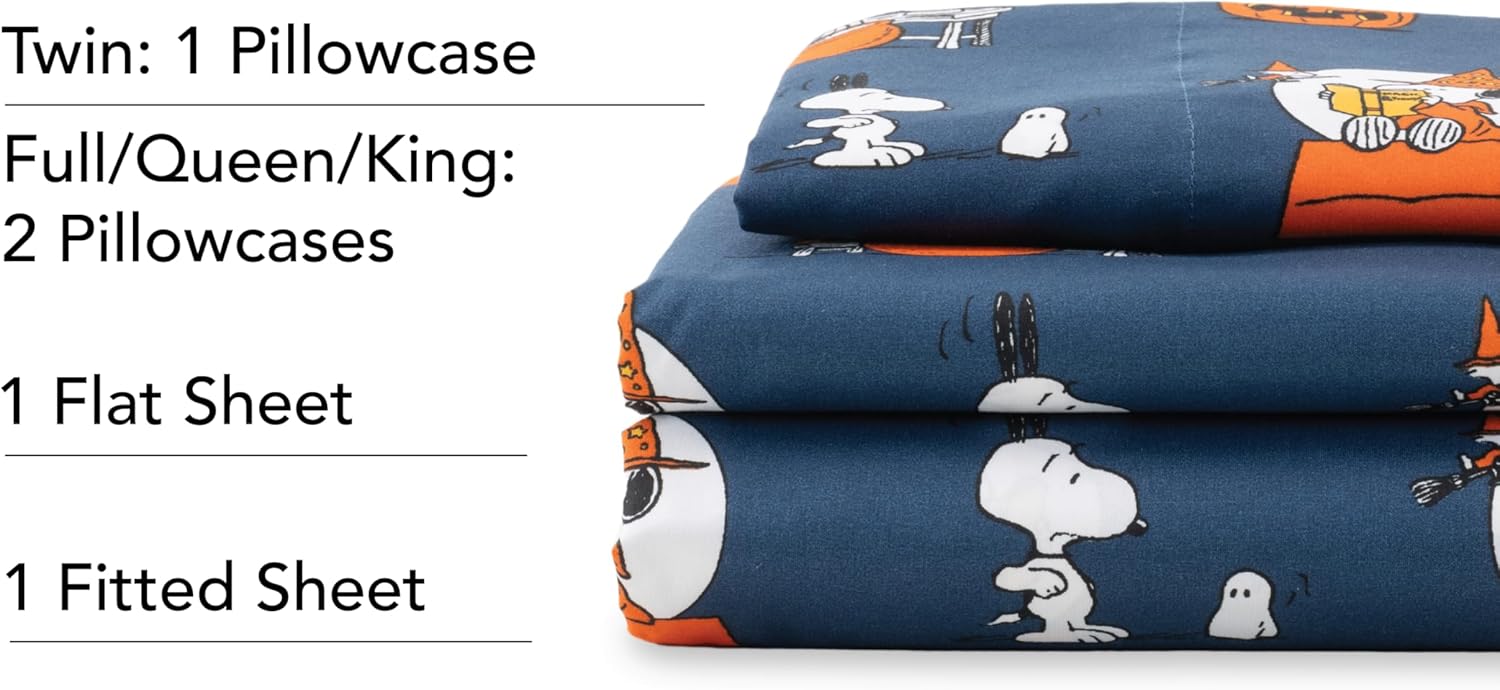 Berkshire Blanket Peanuts Kids Sheet Set Twin 1