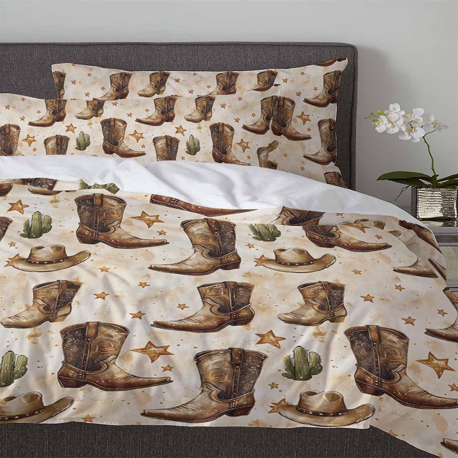 Boanket 3-Piece Queen Duvet Cover Set with Zipper Closure