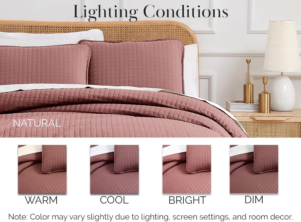 Southshore Fine Living Marsala Twin XL Quilt Set