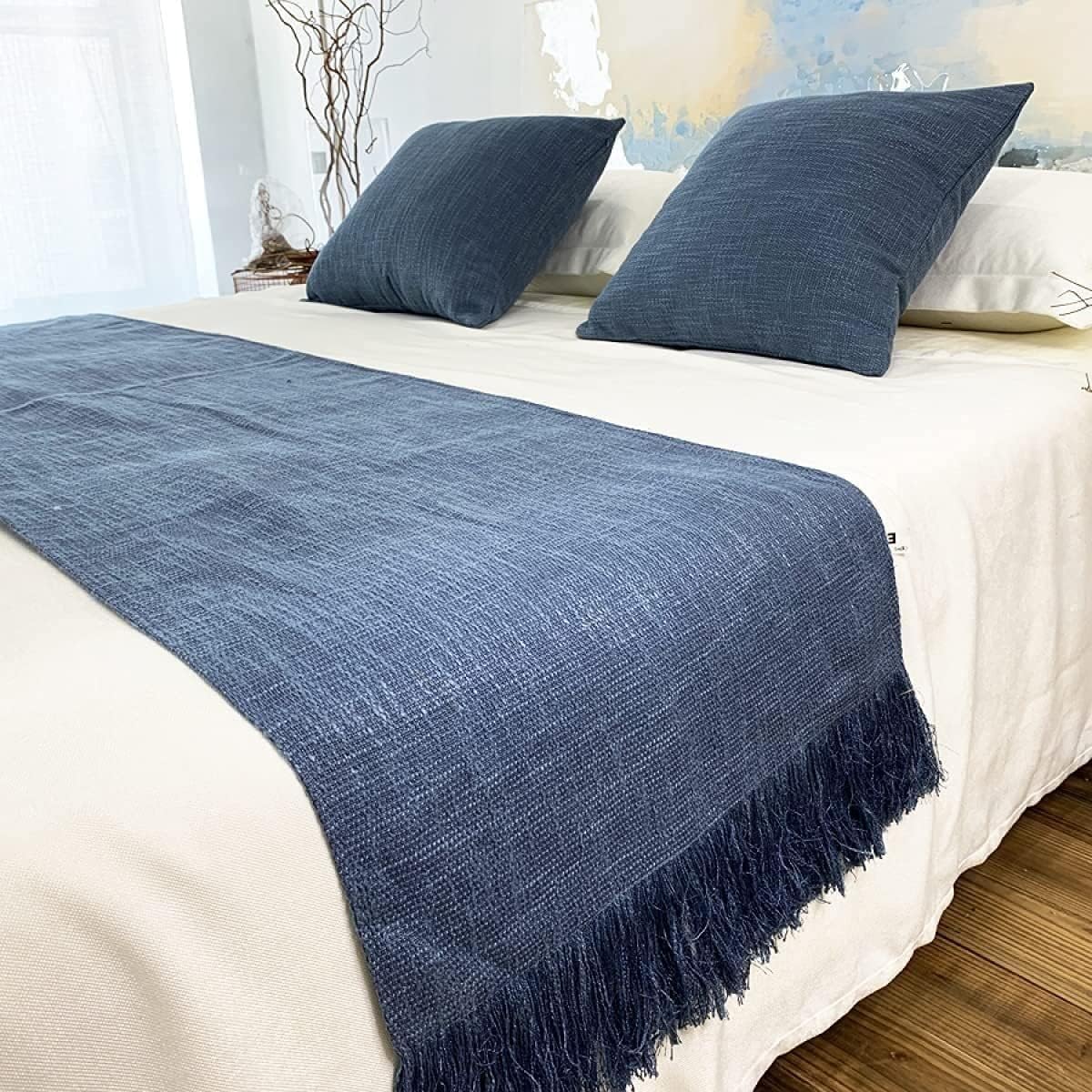Wcxixo Hotel Bed Runners for King Size Bed