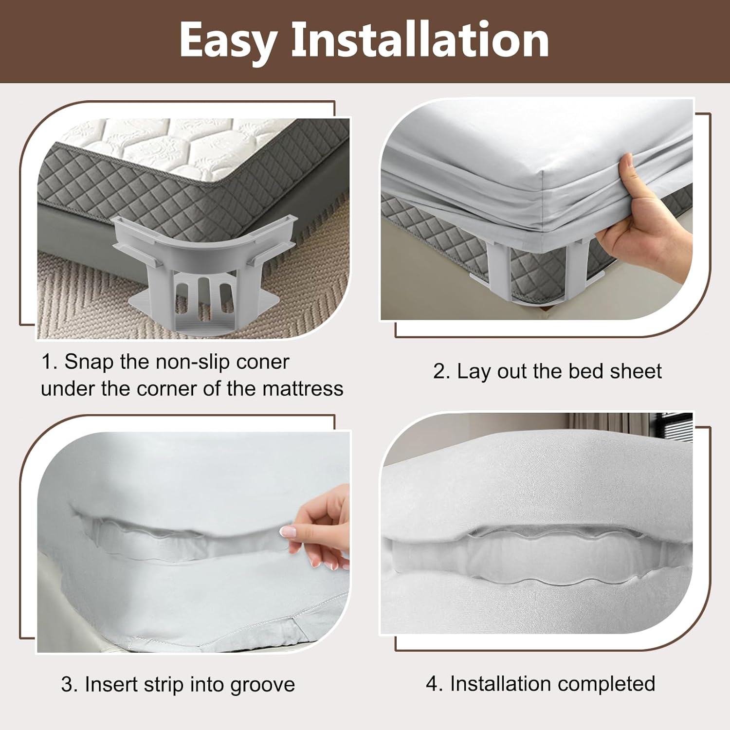 Dyale Sheet Holder for Corner Fitted Sheets 1