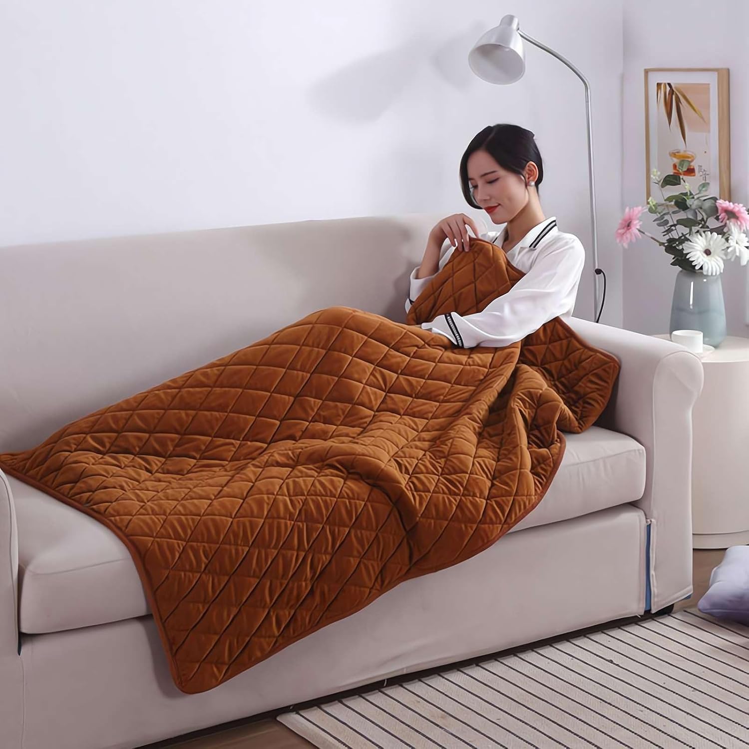 USB Electric Heated Blanket with 3 Heat Levels
