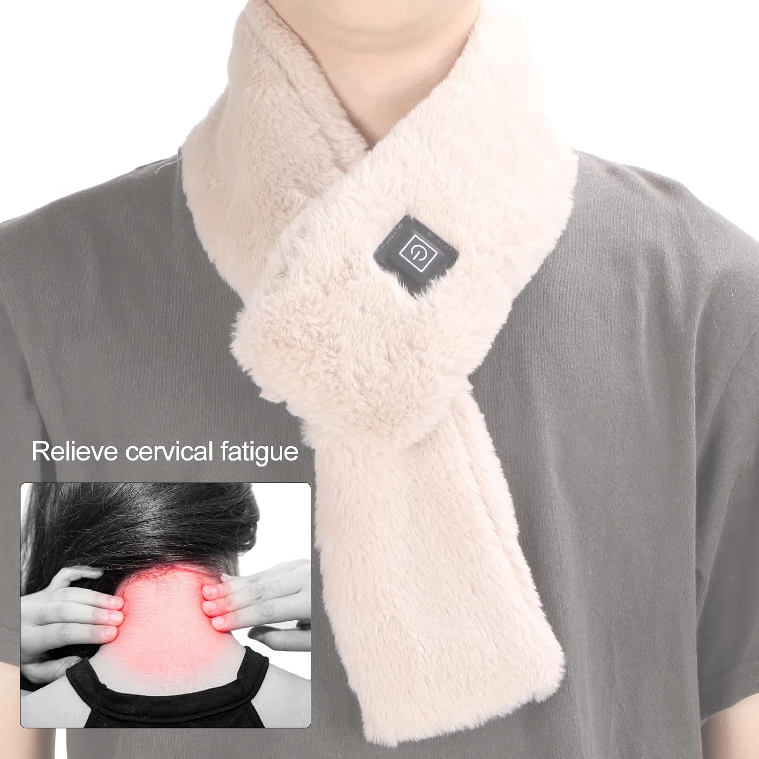 Pilipane USB Heated Scarf with 3 Temperature Gears