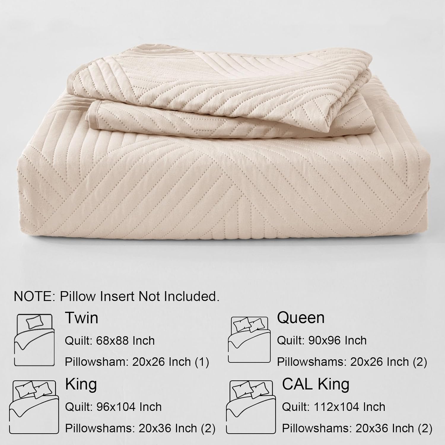 Whale Flotilla Twin Quilt Set Soft Lightweight Bed Cover with Embossed Pattern