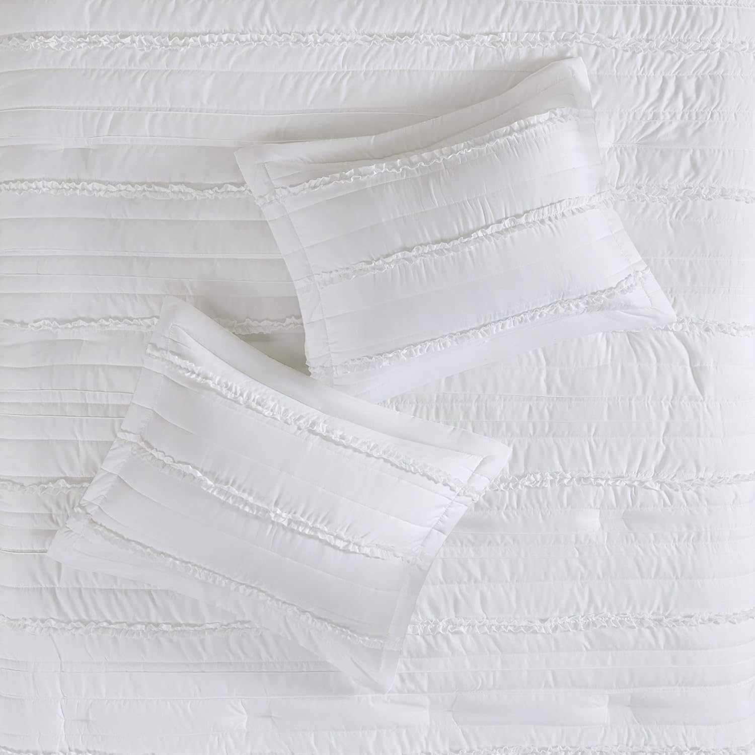 Madison Park Celeste Comforter Set White 5 Piece King