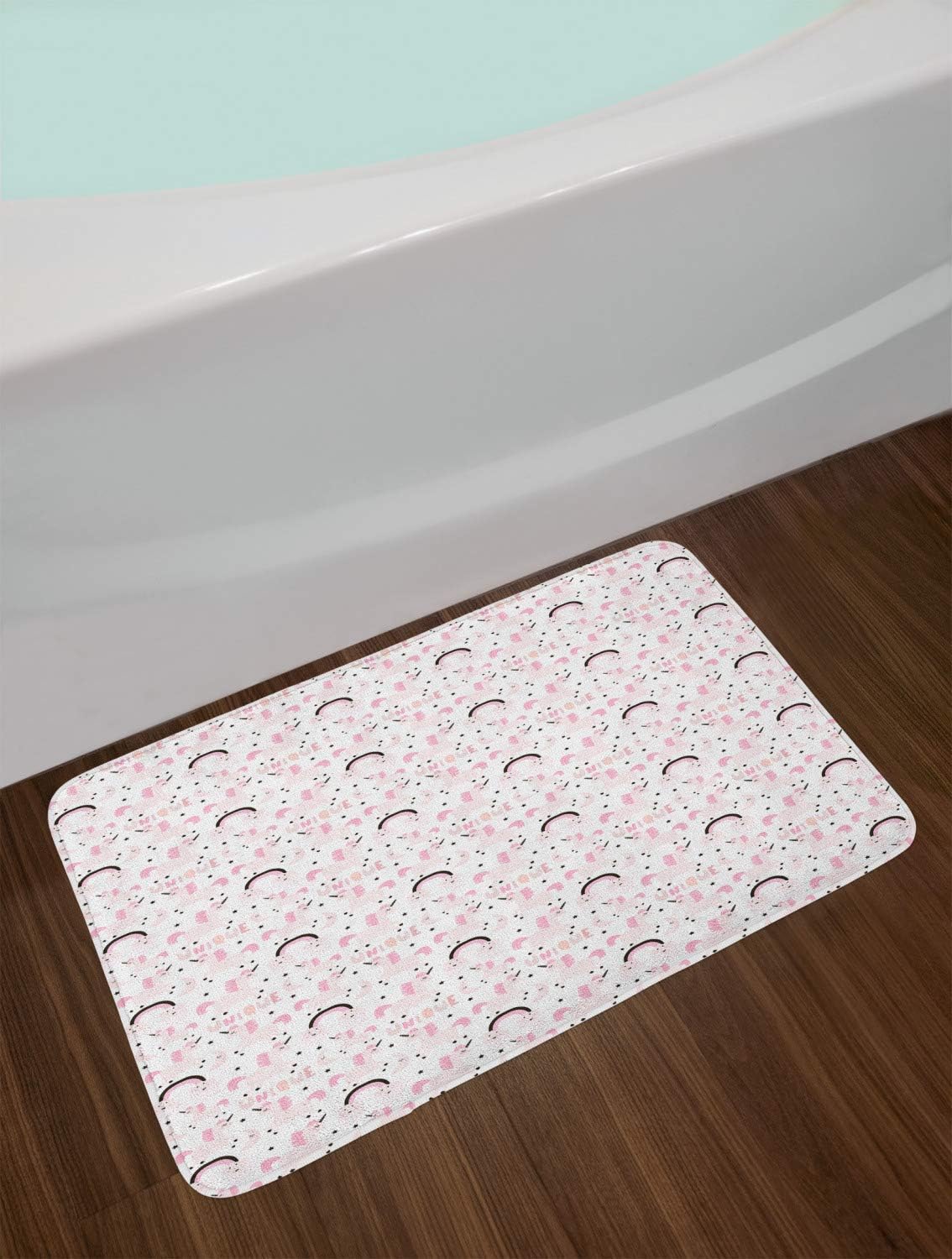 Ambesonne Unicorn Party Bath Mat Plush Non-Slip Decor