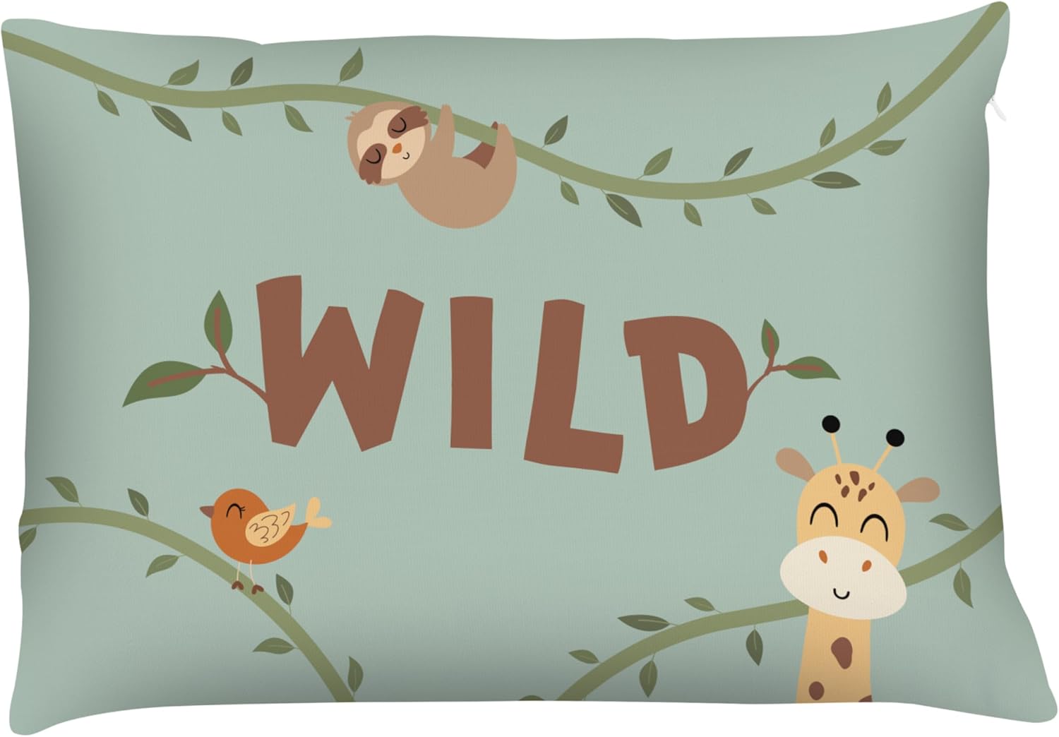 Kids Safari Throw Pillow - 14 x 20 - Double-Sided
